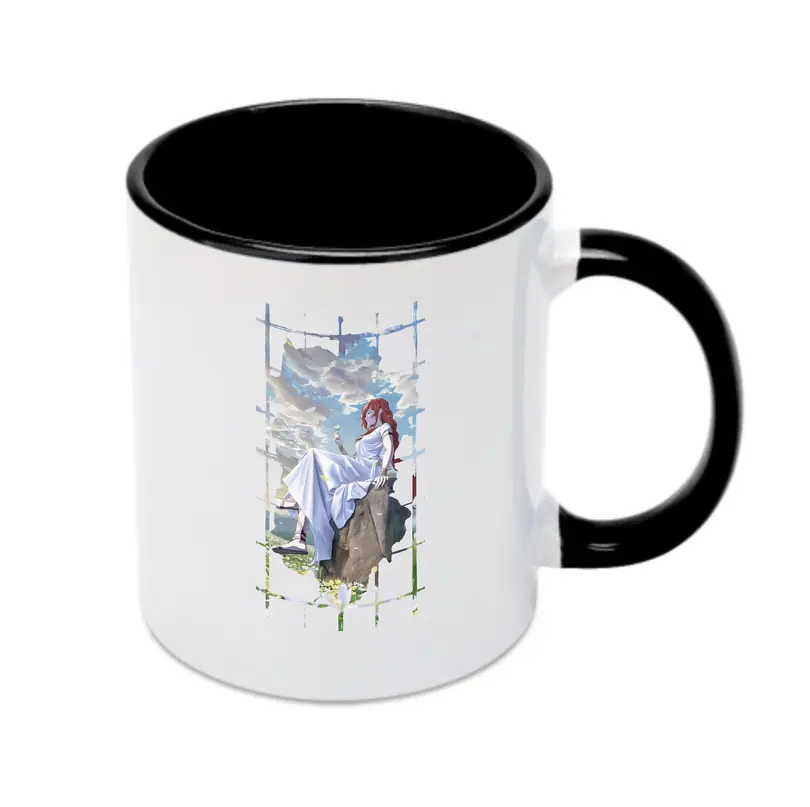 葬送のフリーレン（Frieren） グッズ,フランメ（Flamme） - カラフルマグカップ ・ 陶器 ・ 熱転写プリント ・ 鮮やかデザイン ・ 耐久性 高品質 ・ コーヒー お茶 ギフト用