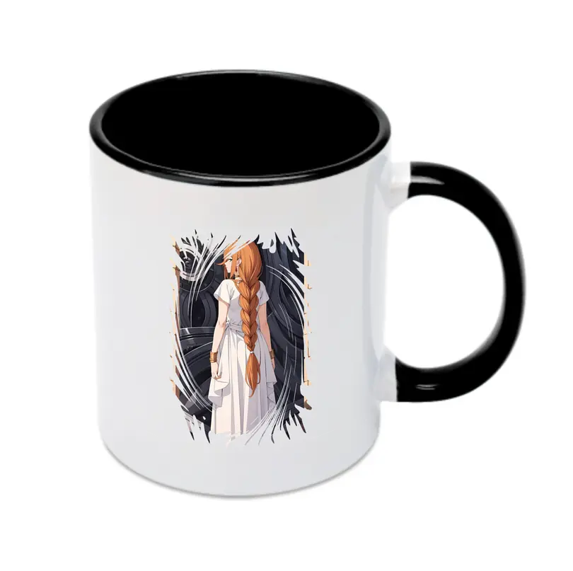 葬送のフリーレン（Frieren） グッズ,フランメ（Flamme） - カラフルマグカップ ・ 陶器 ・ 熱転写プリント ・ 鮮やかデザイン ・ 耐久性 高品質 ・ コーヒー お茶 ギフト用