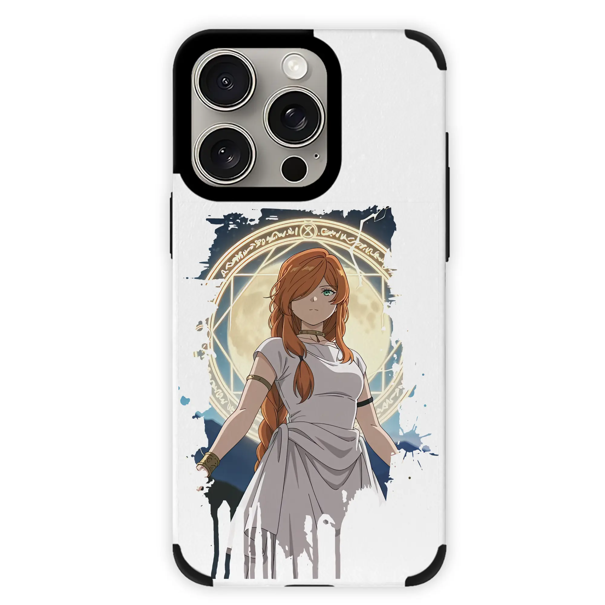 葬送のフリーレン（Frieren） グッズ,フランメ（Flamme） - IPhone15ProMax対応 ・ PUレザースマホケース ・ 耐衝撃 ・ 黄変防止 ・ 360度全面保護 ・ 柔らか手触り ・ 3D立体ボタン