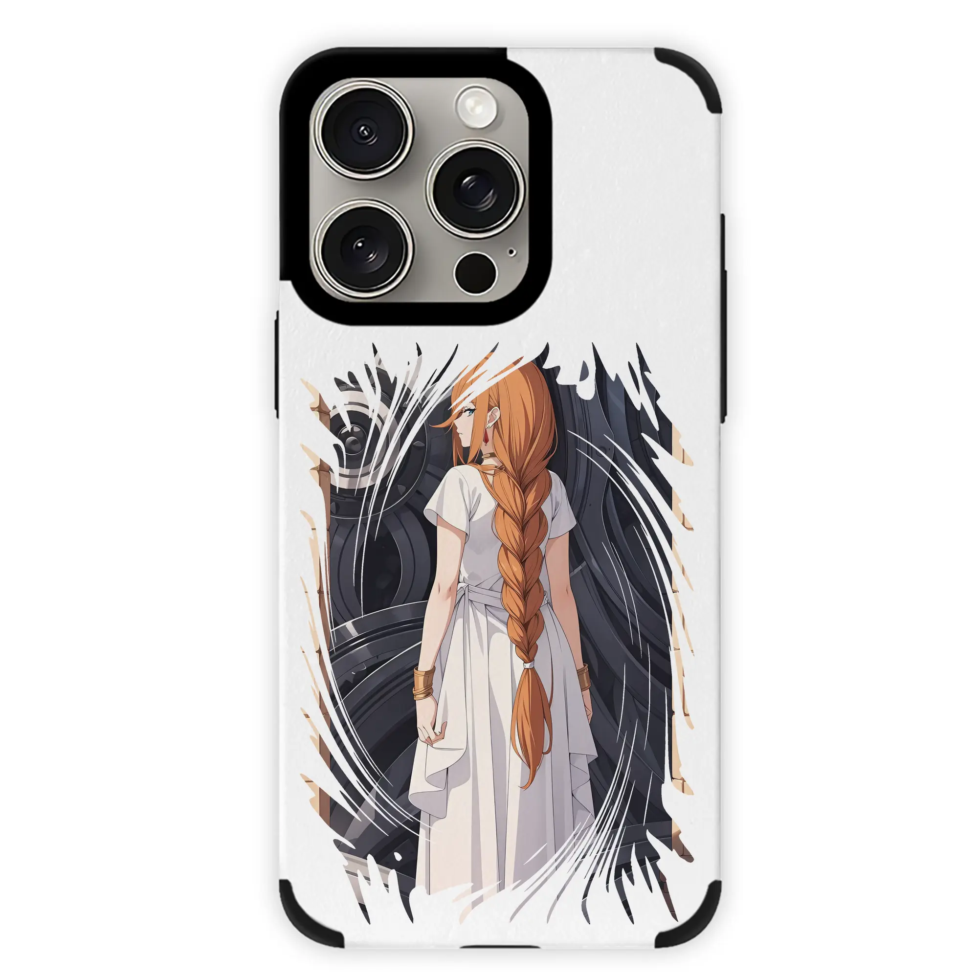 葬送のフリーレン（Frieren） グッズ,フランメ（Flamme） - IPhone15ProMax対応 ・ PUレザースマホケース ・ 耐衝撃 ・ 黄変防止 ・ 360度全面保護 ・ 柔らか手触り ・ 3D立体ボタン