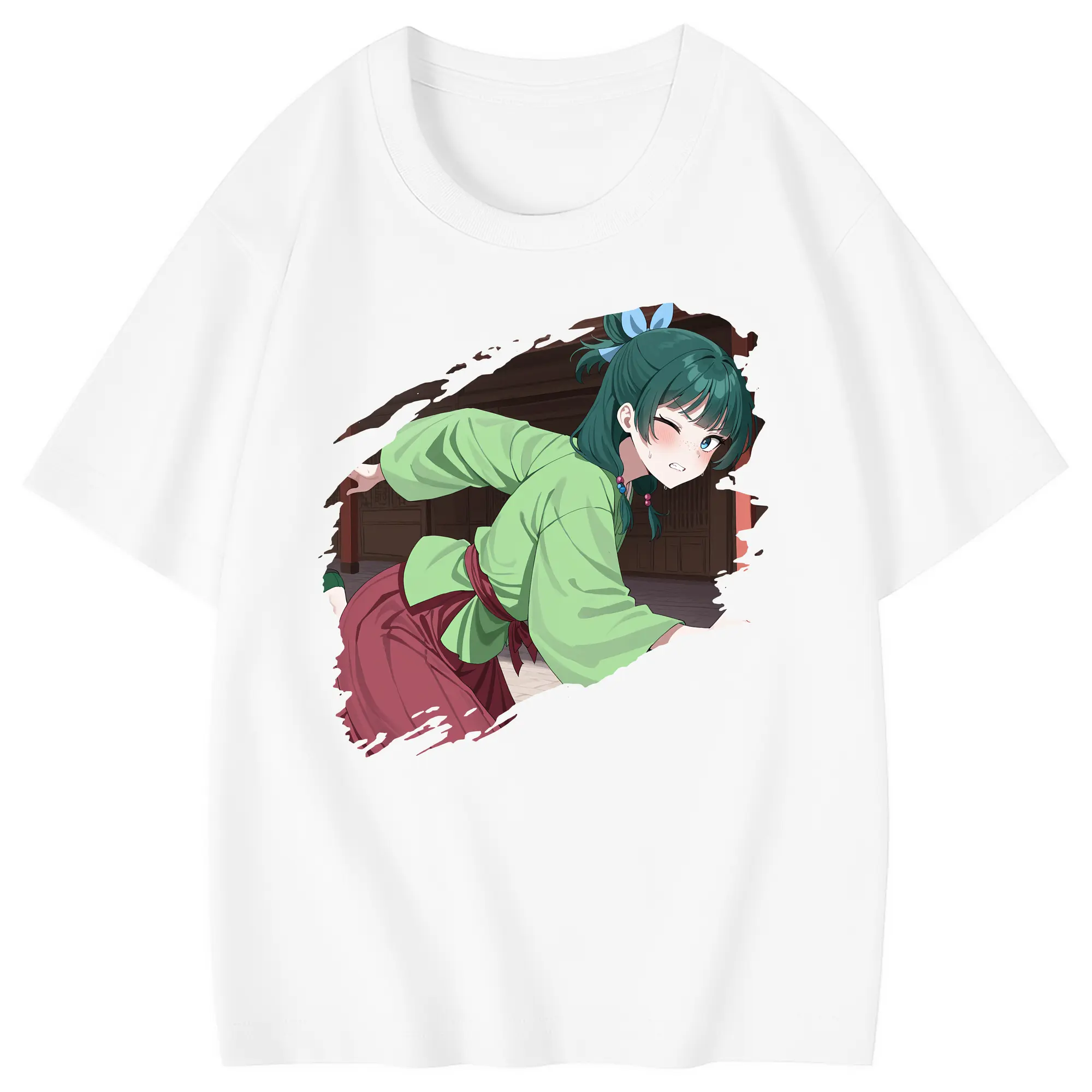 薬屋のひとりごと グッズ,猫猫 - 綿100％ キッズTシャツ ・ フロントプリント ・ 快適 通気性 ・ スポーツ カジュアル 散歩用