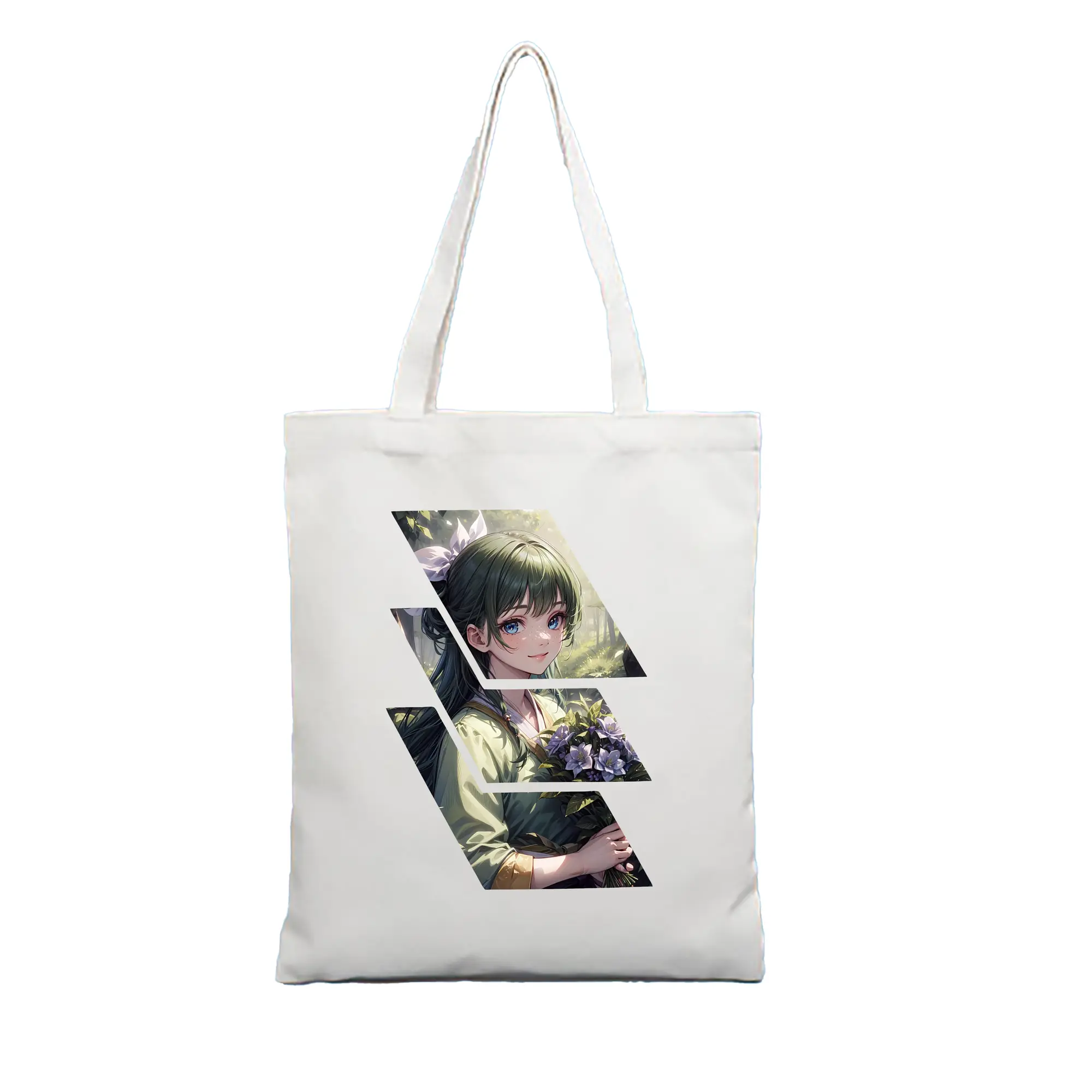 薬屋のひとりごと グッズ,猫猫 - 縦型キャンバス手提げバッグ（トートバッグ） ・ キャンバス素材 ・ ショッピング用 ・ 軽量 丈夫 お手入れ簡単