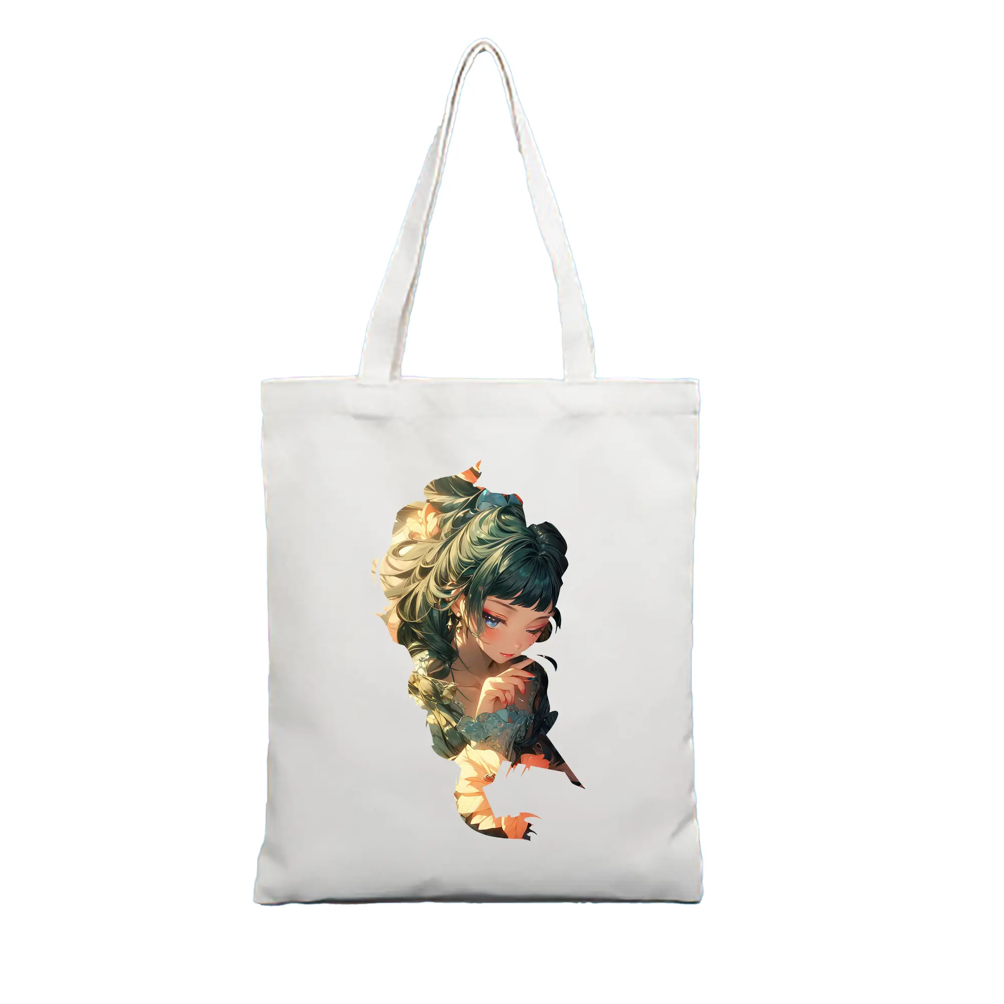 薬屋のひとりごと グッズ,猫猫 - 縦型キャンバス手提げバッグ（トートバッグ） ・ キャンバス素材 ・ ショッピング用 ・ 軽量 丈夫 お手入れ簡単