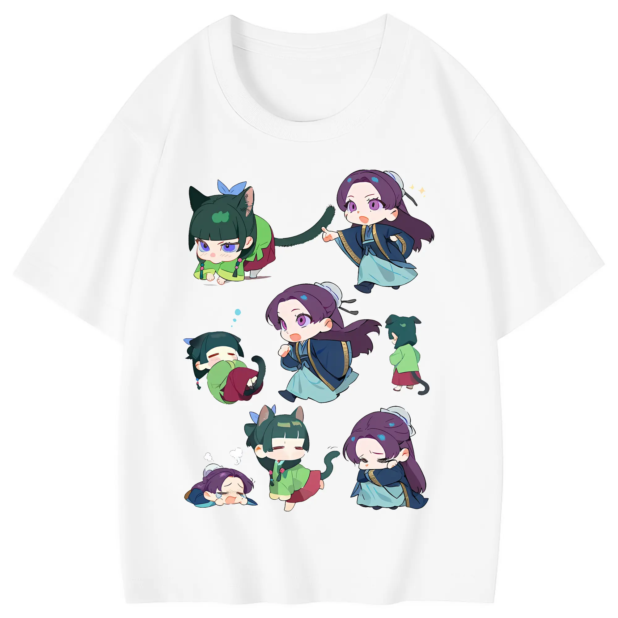 薬屋のひとりごと グッズ,壬氏 - 綿100％ キッズTシャツ ・ フロントプリント ・ 快適 通気性 ・ スポーツ カジュアル 散歩用