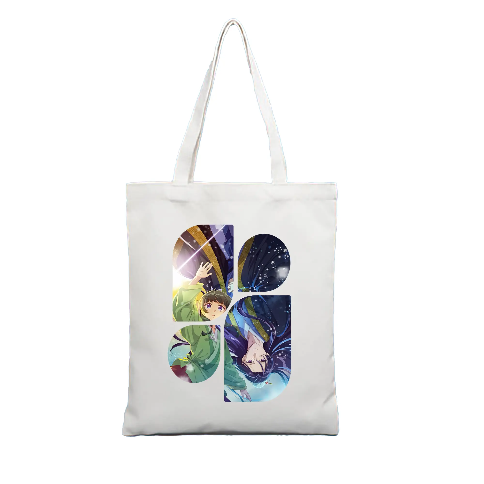 薬屋のひとりごと グッズ,壬氏 - 縦型キャンバス手提げバッグ（トートバッグ） ・ キャンバス素材 ・ ショッピング用 ・ 軽量 丈夫 お手入れ簡単