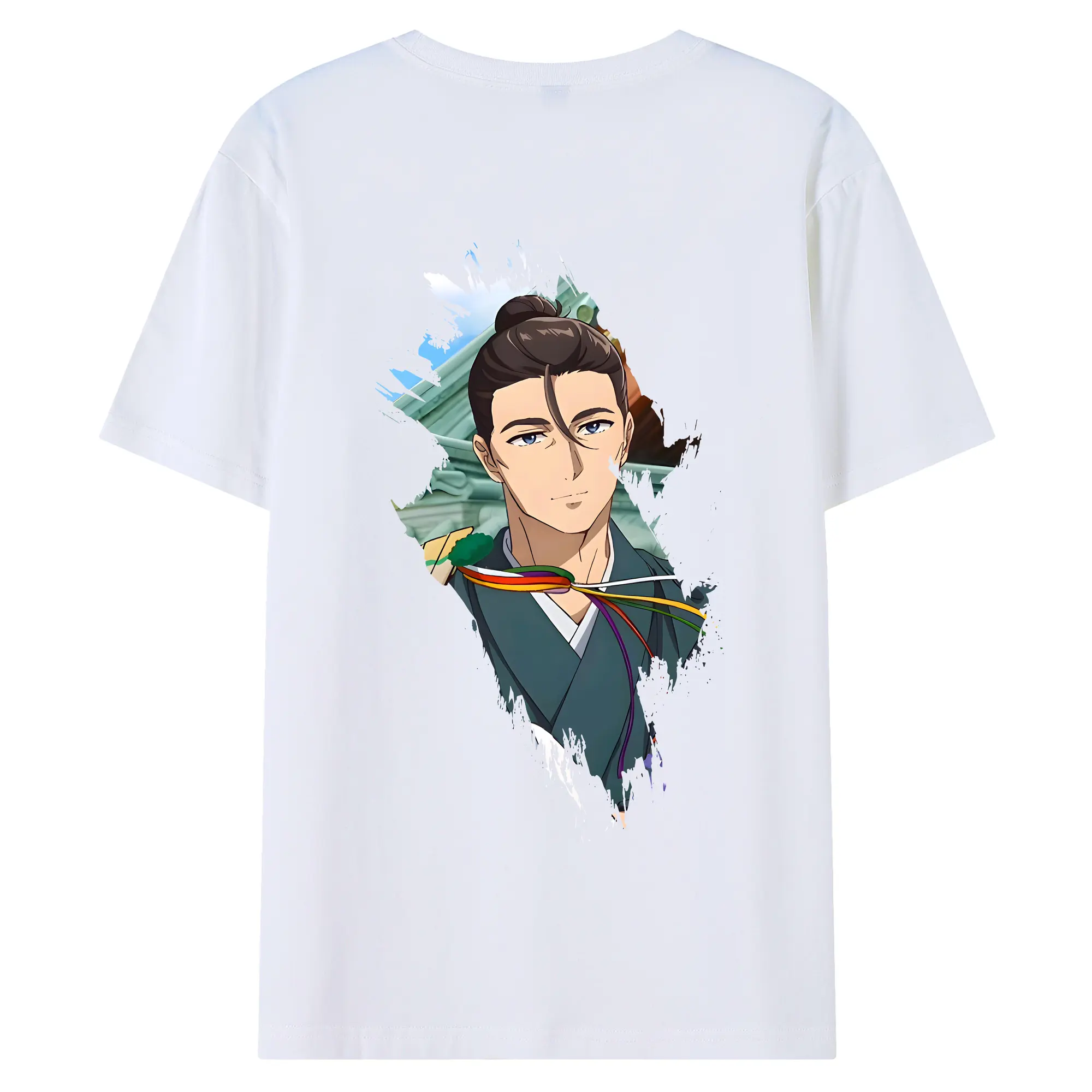 薬屋のひとりごと グッズ,高順 - 綿100％ 半袖Tシャツ ・ バックプリント ・ 快適 通気性 ・ 日常使い 散歩 スポーツ用