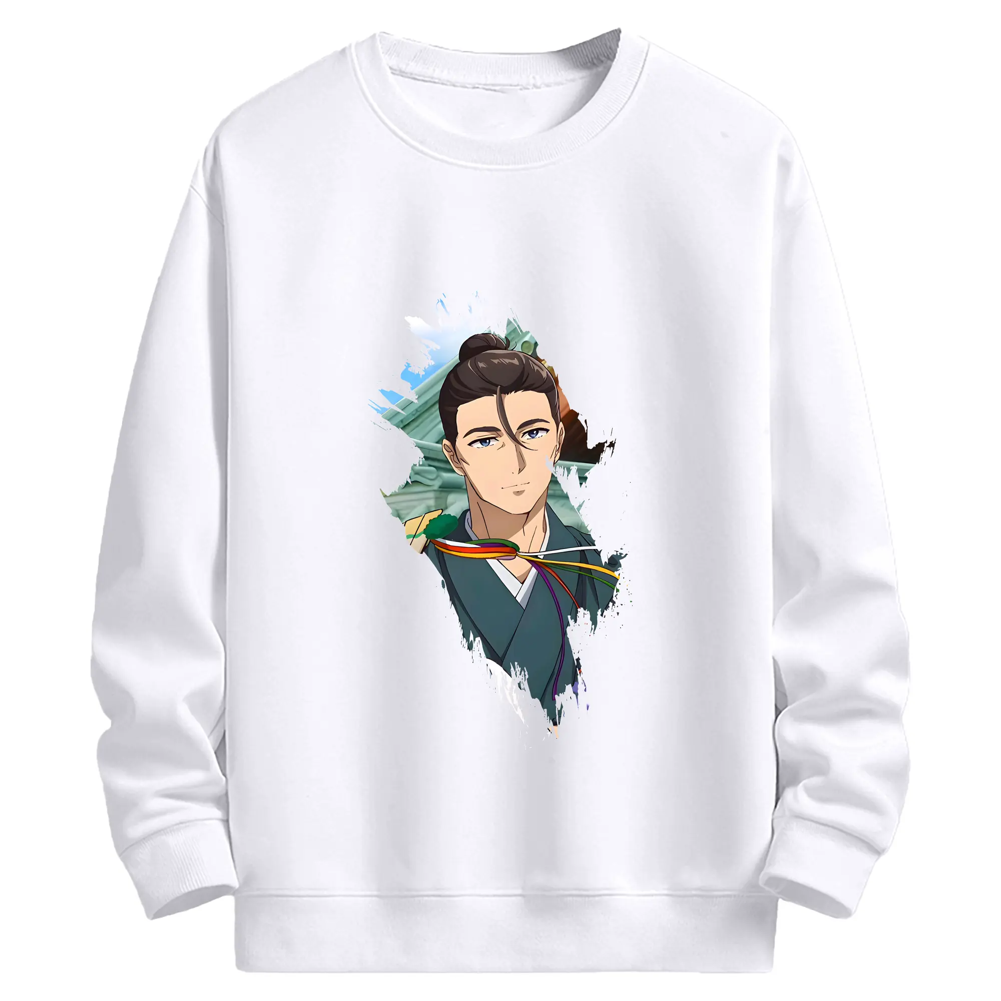 薬屋のひとりごと グッズ,高順 - 高品質 クルーネック スウェット ・ コットン59％ ポリエステル41％ ・ ユニセックス 長袖 トレーナー ・ カジュアル デイリー スポーツ 散歩用