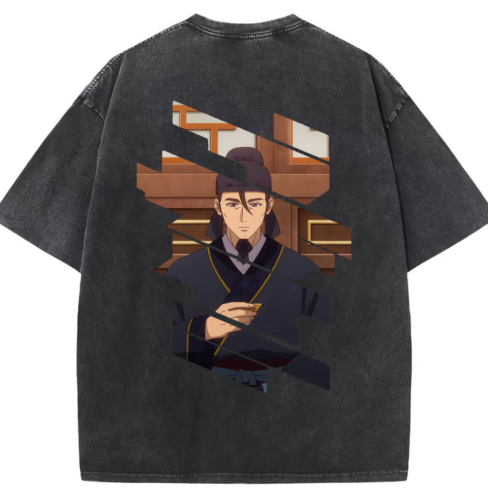 薬屋のひとりごと グッズ,高順 - 綿100％ ヴィンテージ風 半袖Tシャツ ・ 背面プリント ・ 柔らか肌触り ・ 通気性 快適 ・ スポーツ カジュアル 外出用