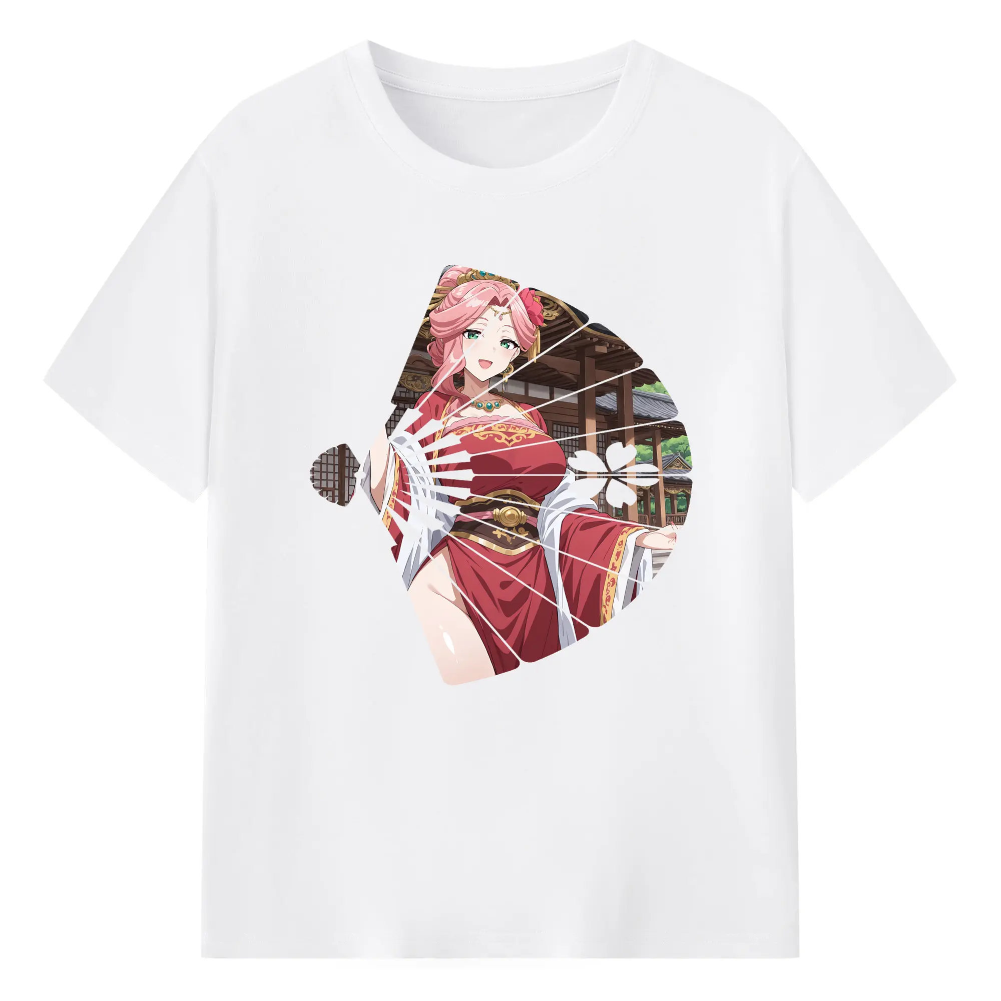 薬屋のひとりごと グッズ,玉葉妃 - 綿100％ 半袖Tシャツ ・ フロントプリント ・ 快適 通気性 ・ 日常使い 散歩 スポーツ用