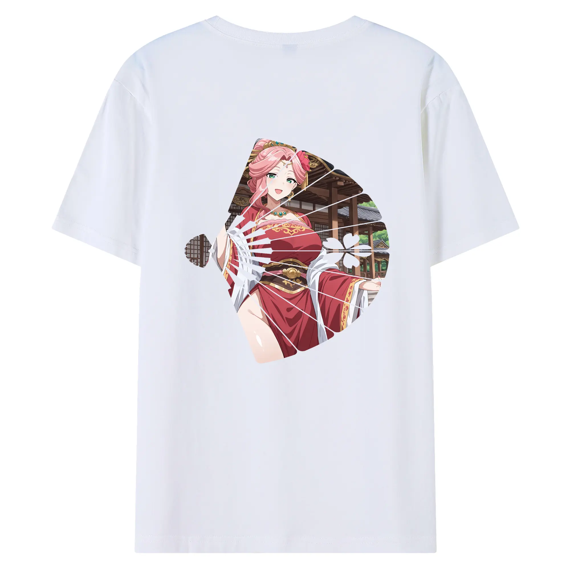 薬屋のひとりごと グッズ,玉葉妃 - 綿100％ 半袖Tシャツ ・ バックプリント ・ 快適 通気性 ・ 日常使い 散歩 スポーツ用