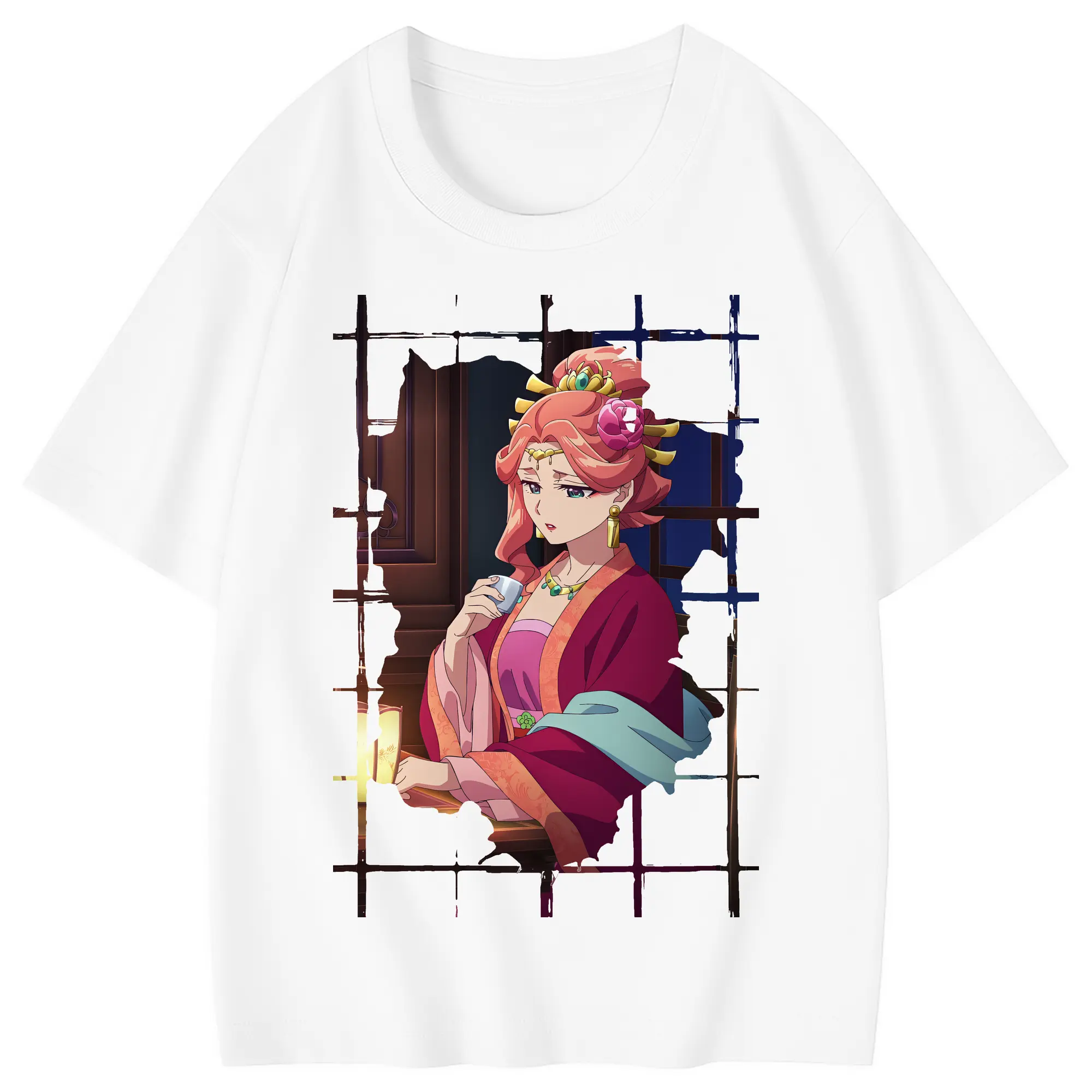 薬屋のひとりごと グッズ,玉葉妃 - 綿100％ キッズTシャツ ・ フロントプリント ・ 快適 通気性 ・ スポーツ カジュアル 散歩用