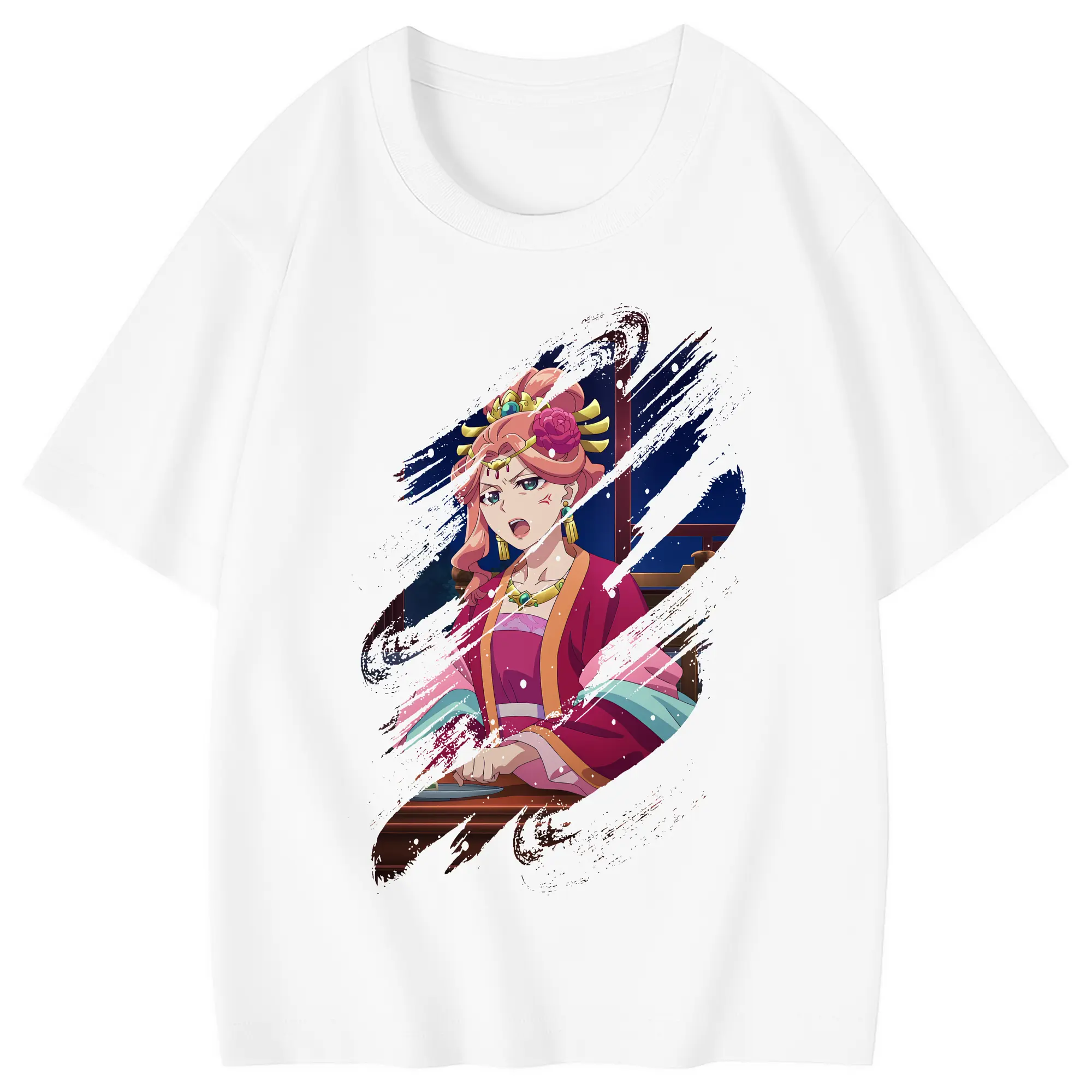 薬屋のひとりごと グッズ,玉葉妃 - 綿100％ キッズTシャツ ・ フロントプリント ・ 快適 通気性 ・ スポーツ カジュアル 散歩用