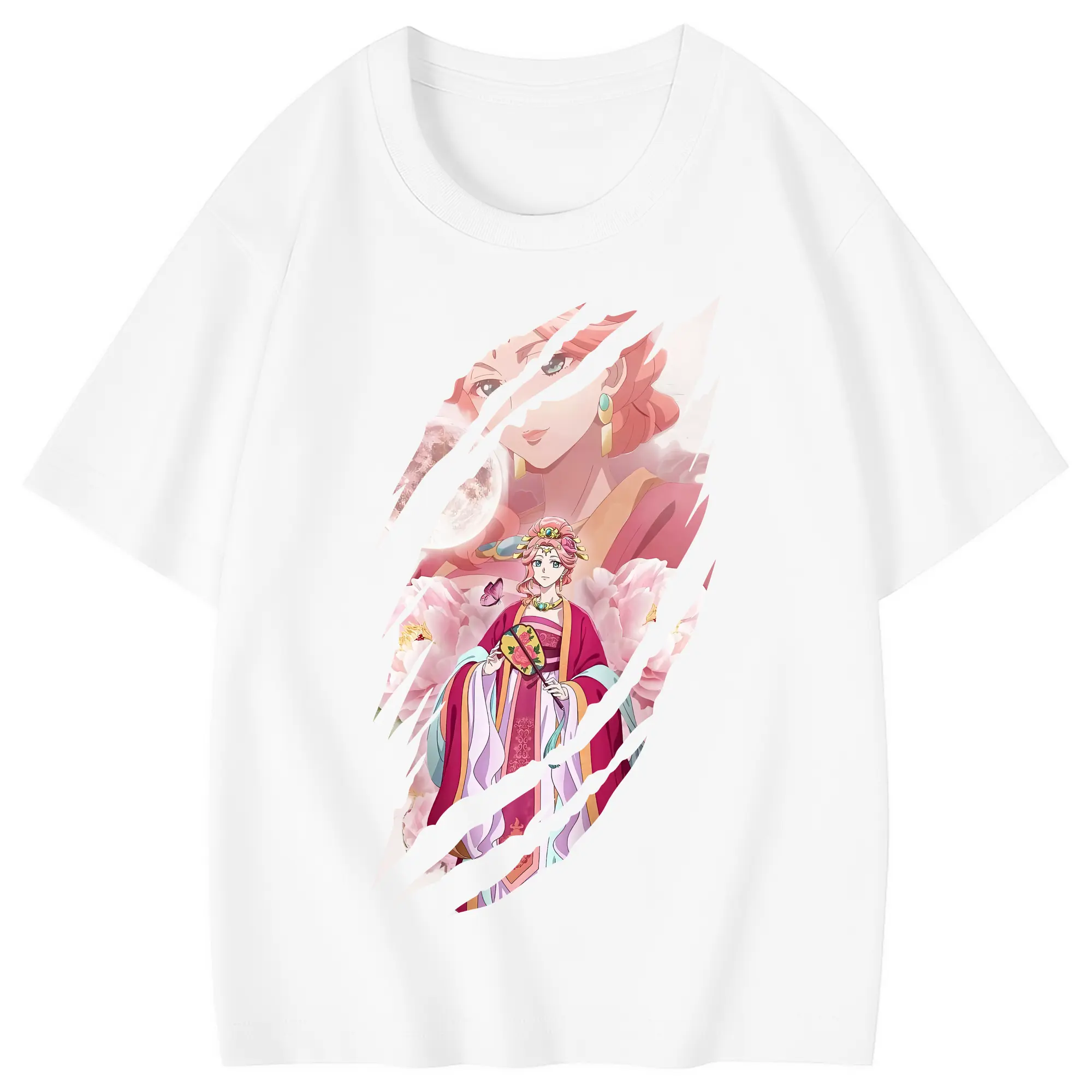薬屋のひとりごと グッズ,玉葉妃 - 綿100％ キッズTシャツ ・ フロントプリント ・ 快適 通気性 ・ スポーツ カジュアル 散歩用