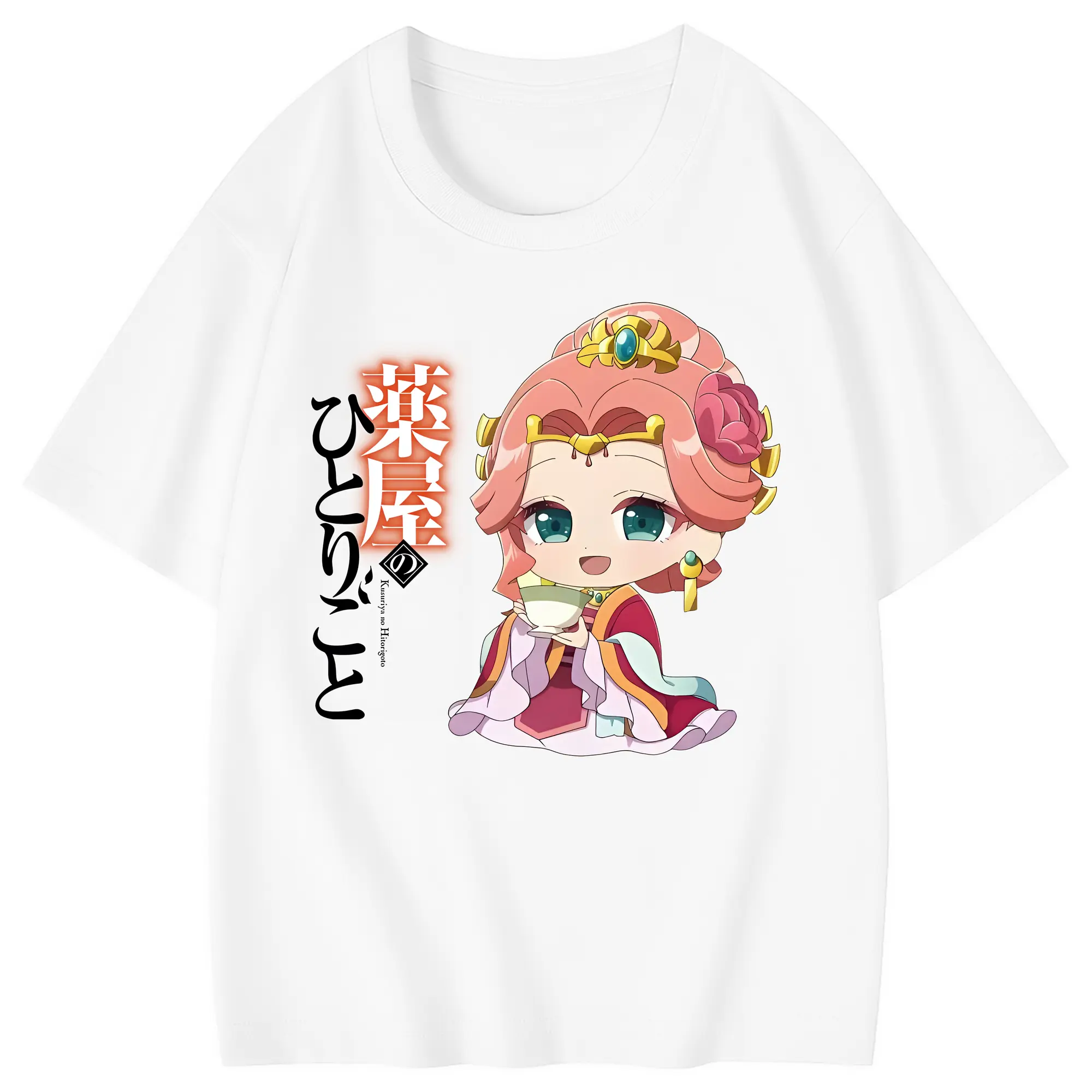 薬屋のひとりごと グッズ,玉葉妃 - 綿100％ キッズTシャツ ・ フロントプリント ・ 快適 通気性 ・ スポーツ カジュアル 散歩用