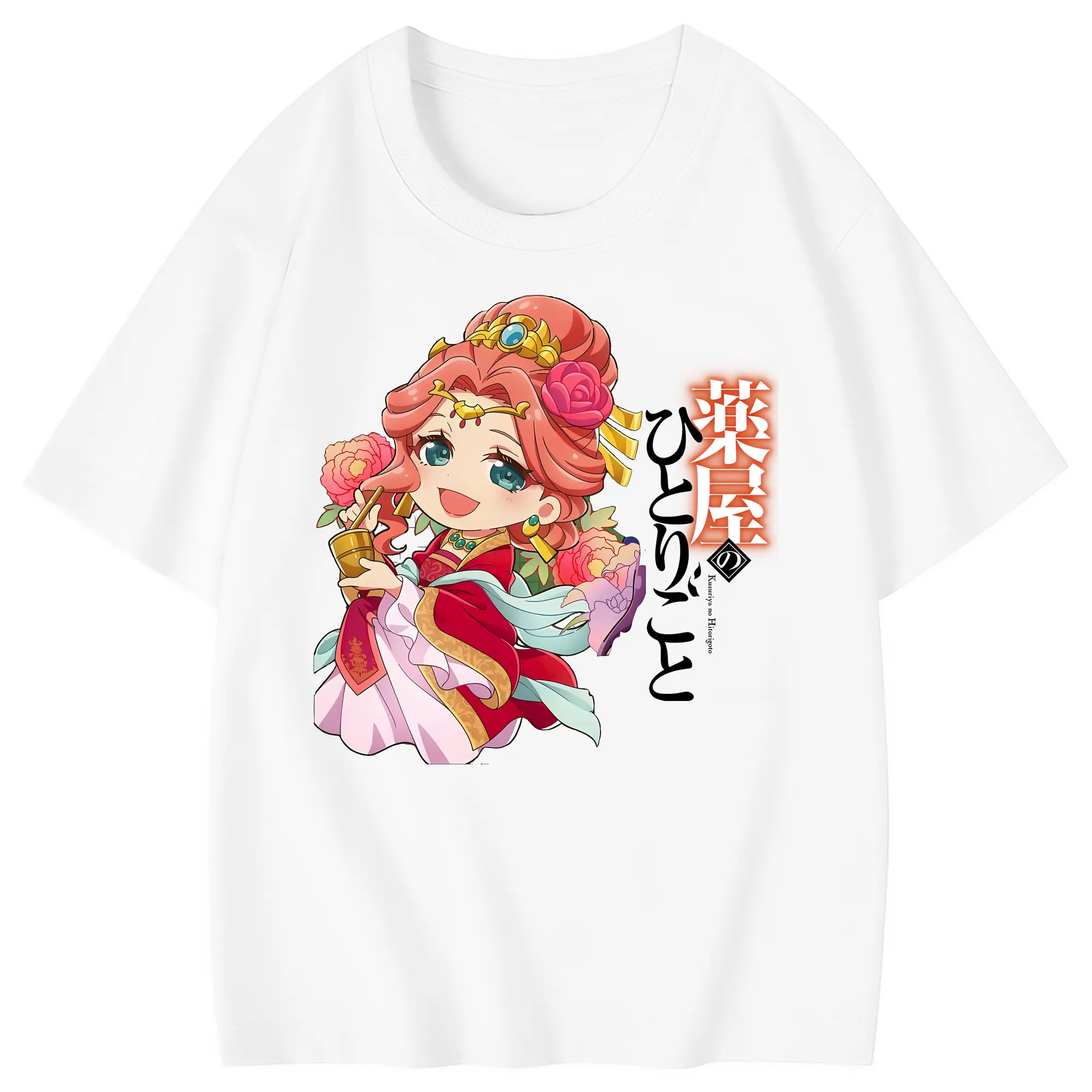 薬屋のひとりごと グッズ,玉葉妃 - 綿100％ キッズTシャツ ・ フロントプリント ・ 快適 通気性 ・ スポーツ カジュアル 散歩用