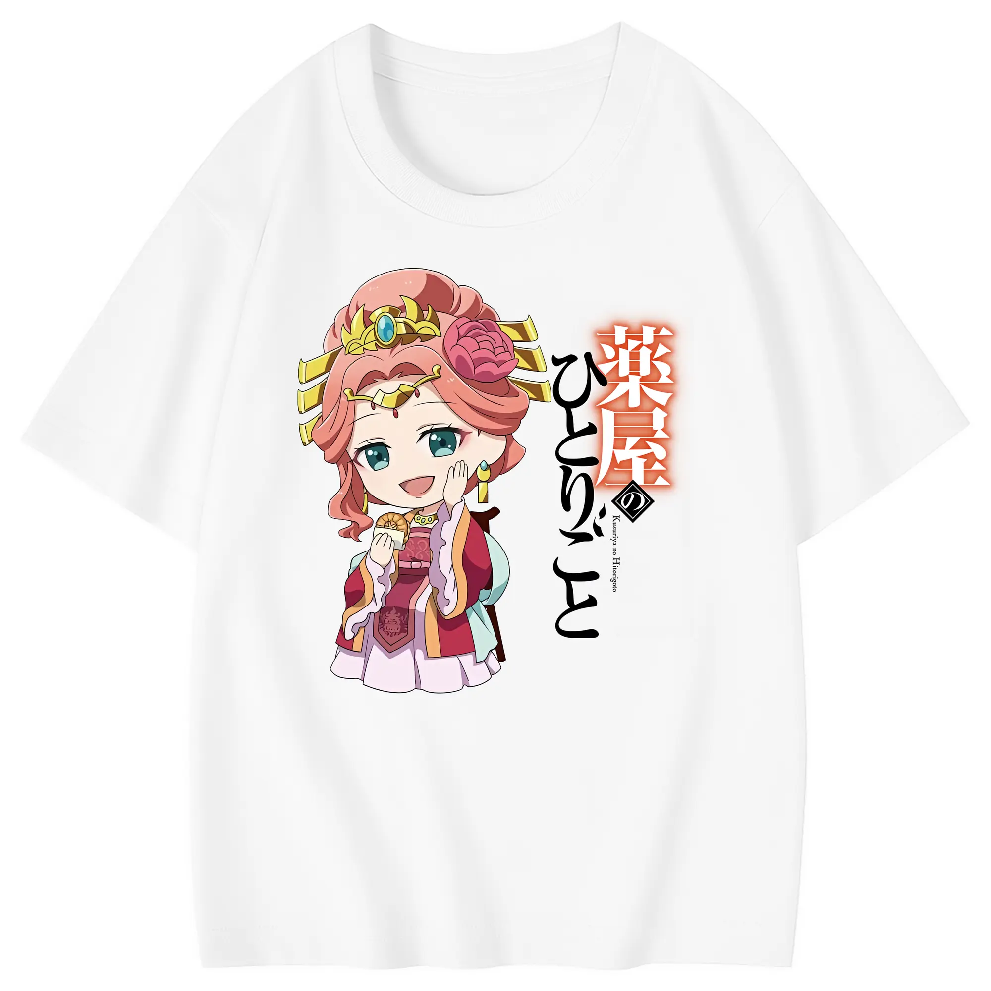 薬屋のひとりごと グッズ,玉葉妃 - 綿100％ キッズTシャツ ・ フロントプリント ・ 快適 通気性 ・ スポーツ カジュアル 散歩用