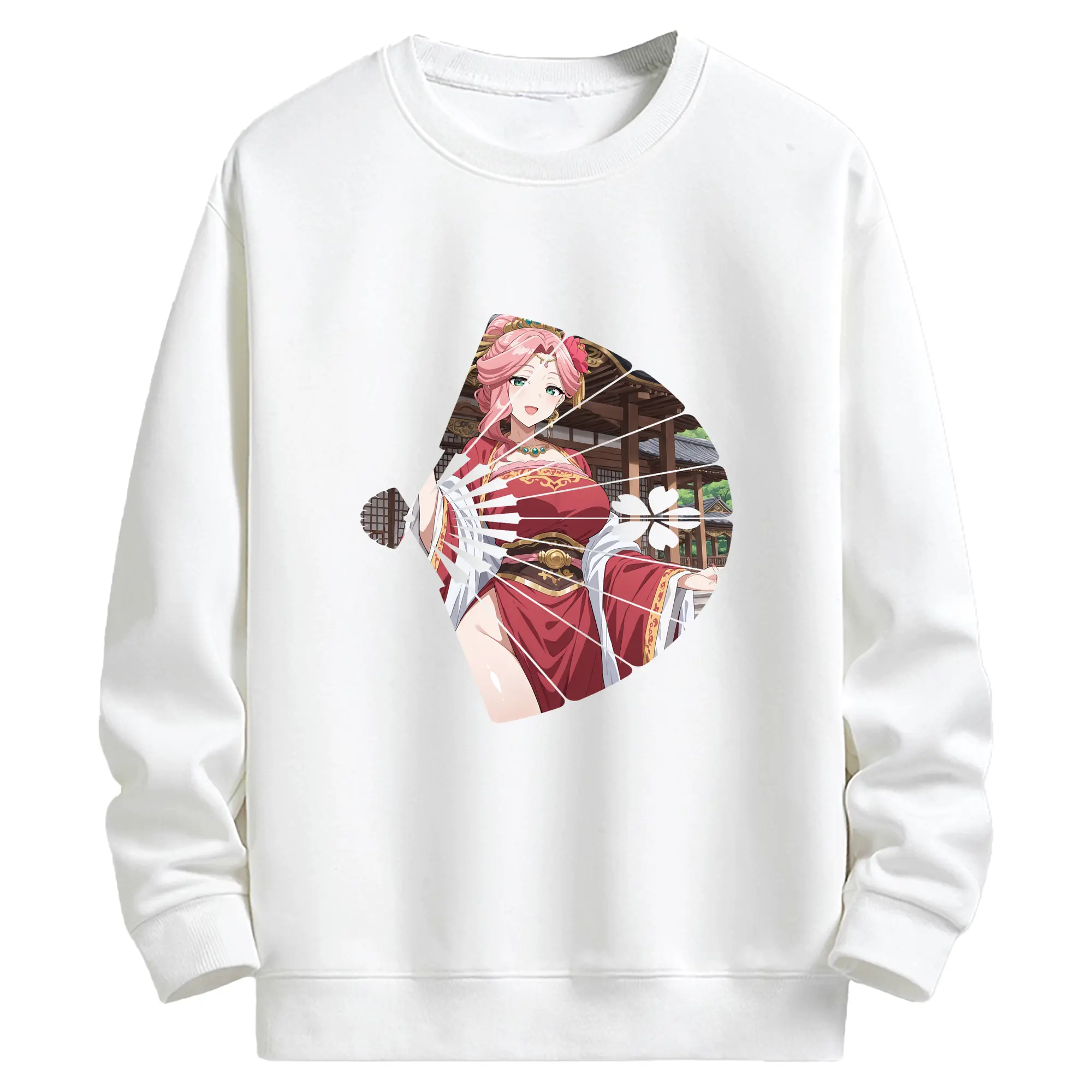 薬屋のひとりごと グッズ,玉葉妃 - キッズ クルーネックスウェットシャツ ・ フロントプリント ・ 綿80％ ポリエステル20％ ・ 快適 通学 スポーツ 日常使い お散歩用