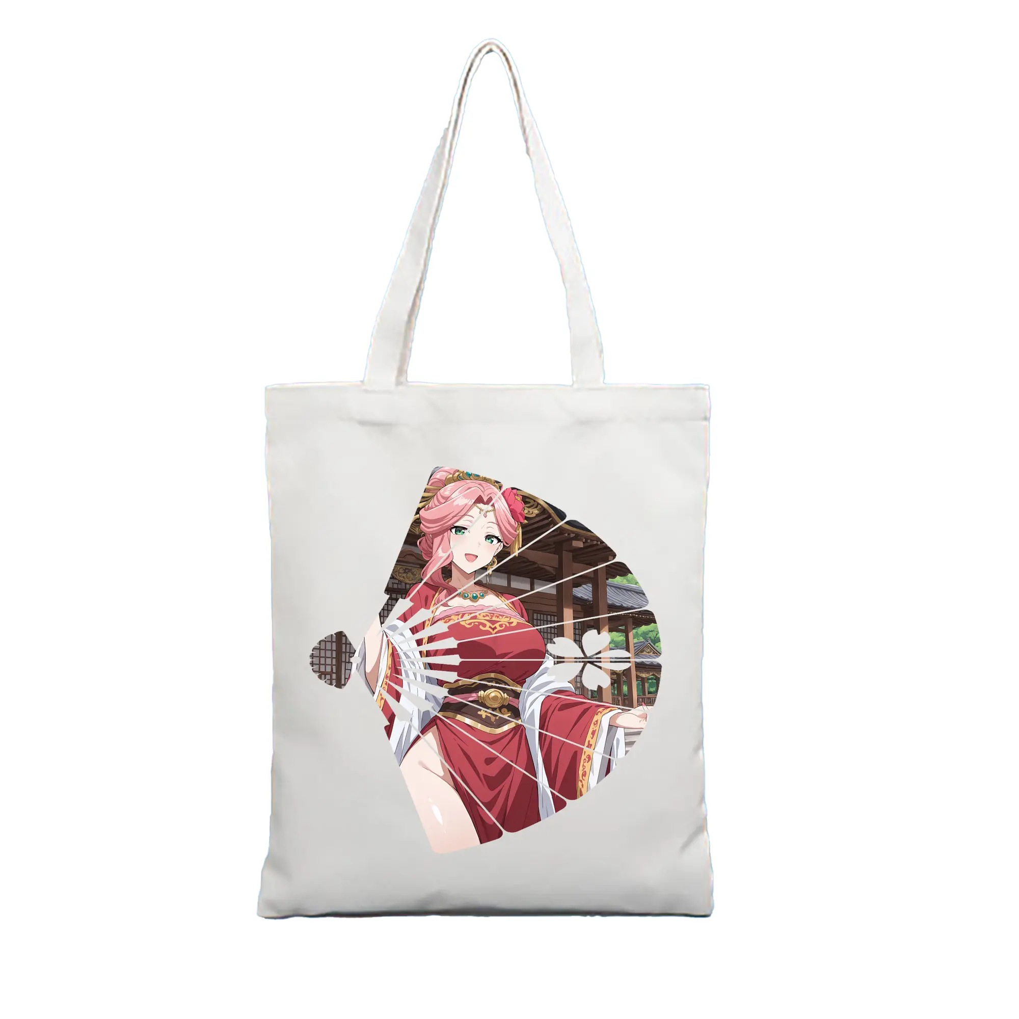 薬屋のひとりごと グッズ,玉葉妃 - 縦型キャンバス手提げバッグ（トートバッグ） ・ キャンバス素材 ・ ショッピング用 ・ 軽量 丈夫 お手入れ簡単