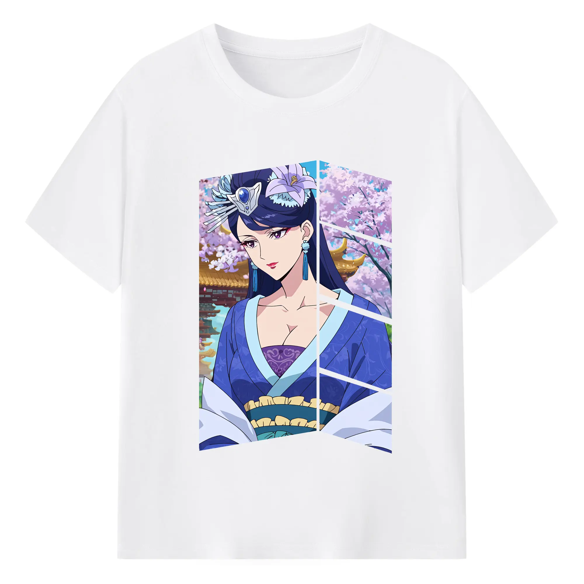 薬屋のひとりごと グッズ,梨花妃 - 綿100％ 半袖Tシャツ ・ フロントプリント ・ 快適 通気性 ・ 日常使い 散歩 スポーツ用