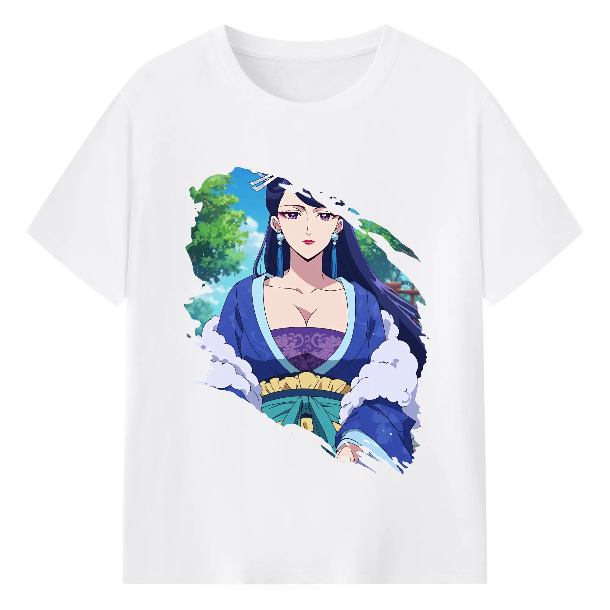 薬屋のひとりごと グッズ,梨花妃 - 綿100％ 半袖Tシャツ ・ フロントプリント ・ 快適 通気性 ・ 日常使い 散歩 スポーツ用