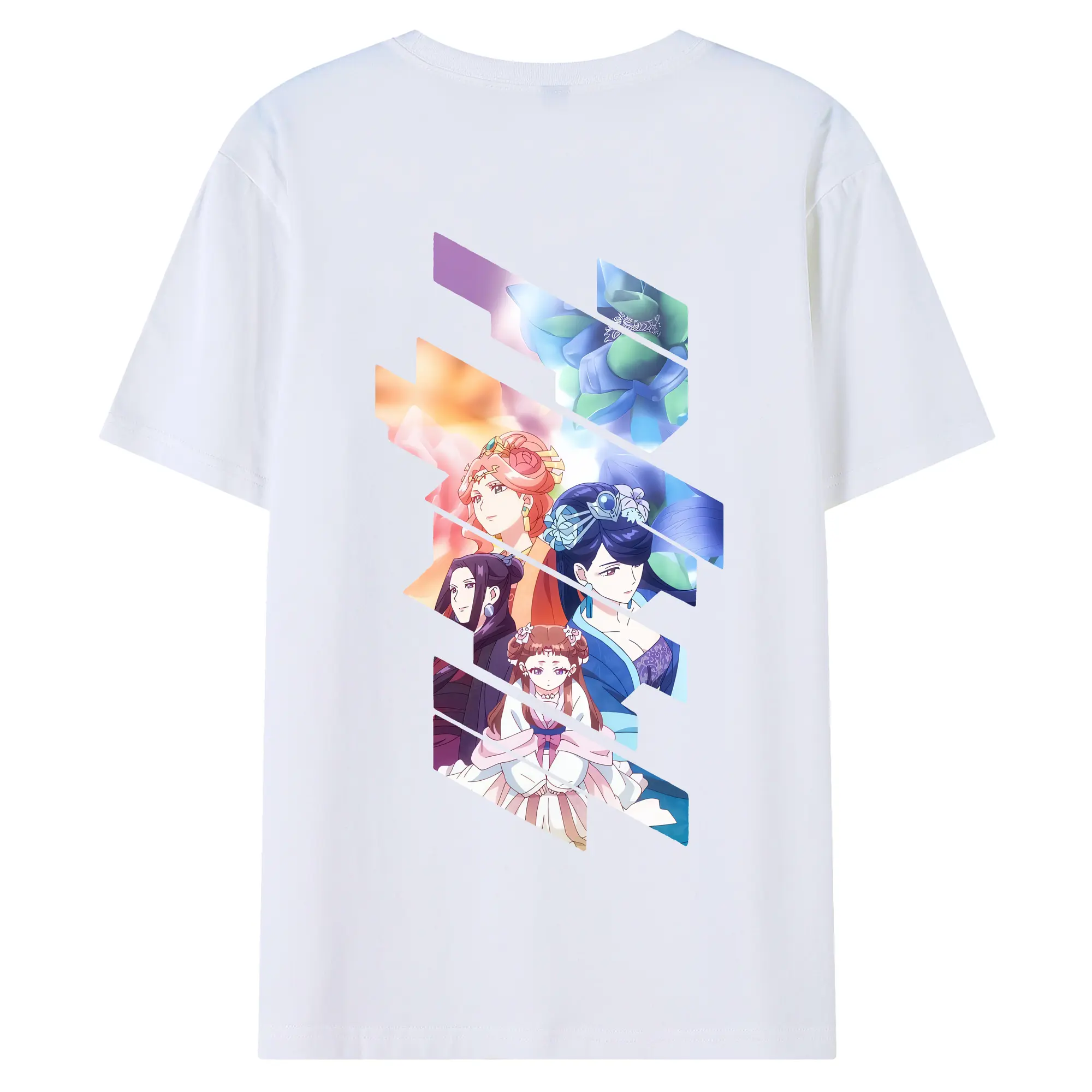 薬屋のひとりごと グッズ,梨花妃 - 綿100％ 半袖Tシャツ ・ バックプリント ・ 快適 通気性 ・ 日常使い 散歩 スポーツ用