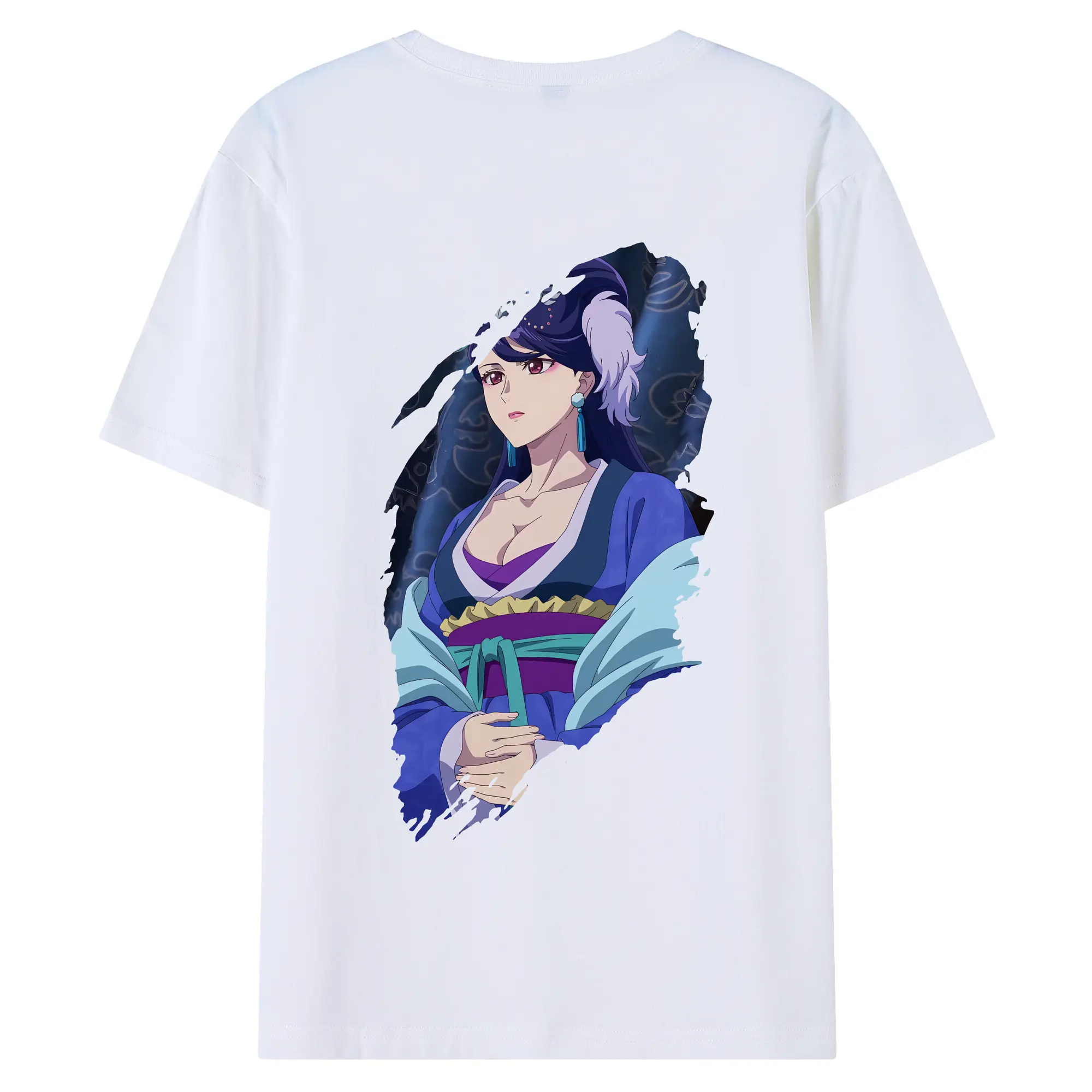 薬屋のひとりごと グッズ,梨花妃 - 綿100％ 半袖Tシャツ ・ バックプリント ・ 快適 通気性 ・ 日常使い 散歩 スポーツ用