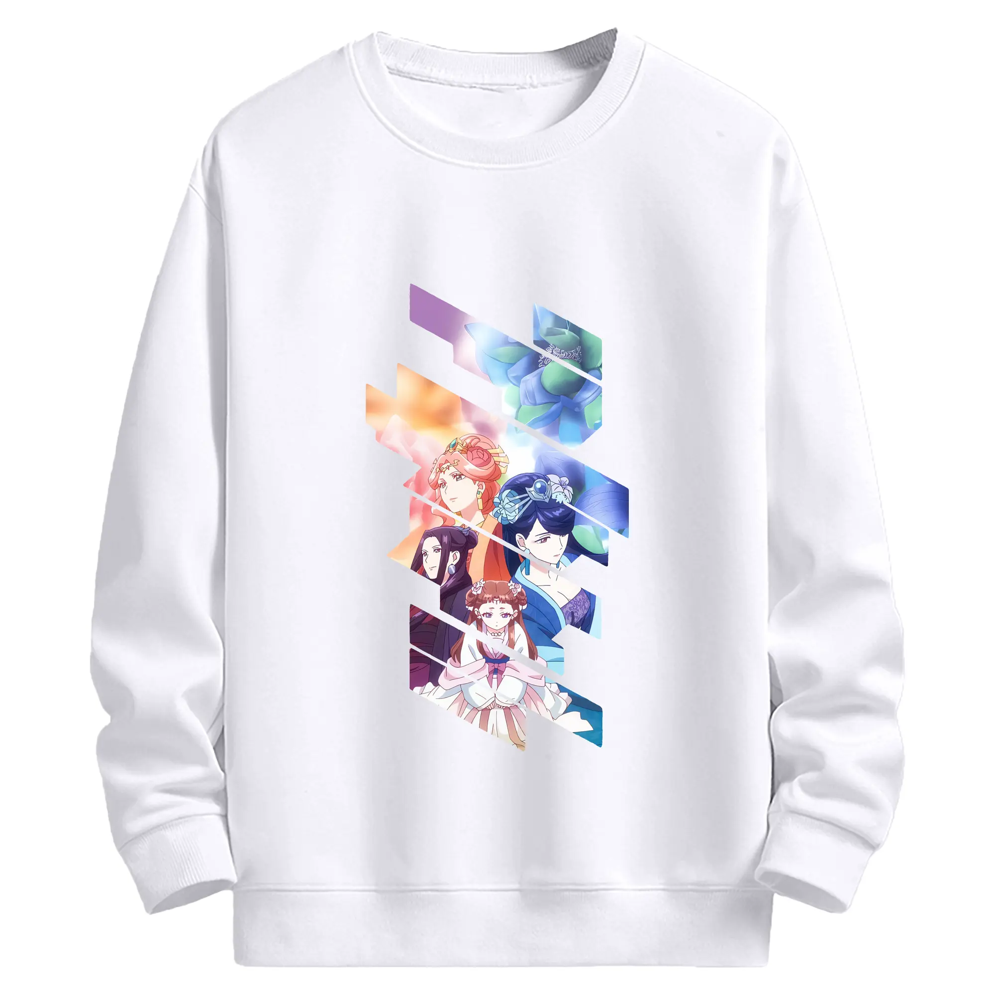 薬屋のひとりごと グッズ,梨花妃 - 高品質 クルーネック スウェット ・ コットン59％ ポリエステル41％ ・ ユニセックス 長袖 トレーナー ・ カジュアル デイリー スポーツ 散歩用