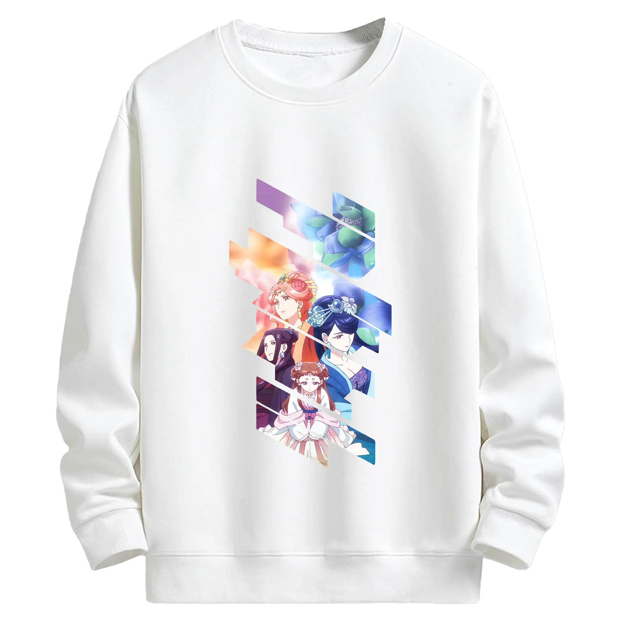 薬屋のひとりごと グッズ,梨花妃 - キッズ クルーネックスウェットシャツ ・ フロントプリント ・ 綿80％ ポリエステル20％ ・ 快適 通学 スポーツ 日常使い お散歩用