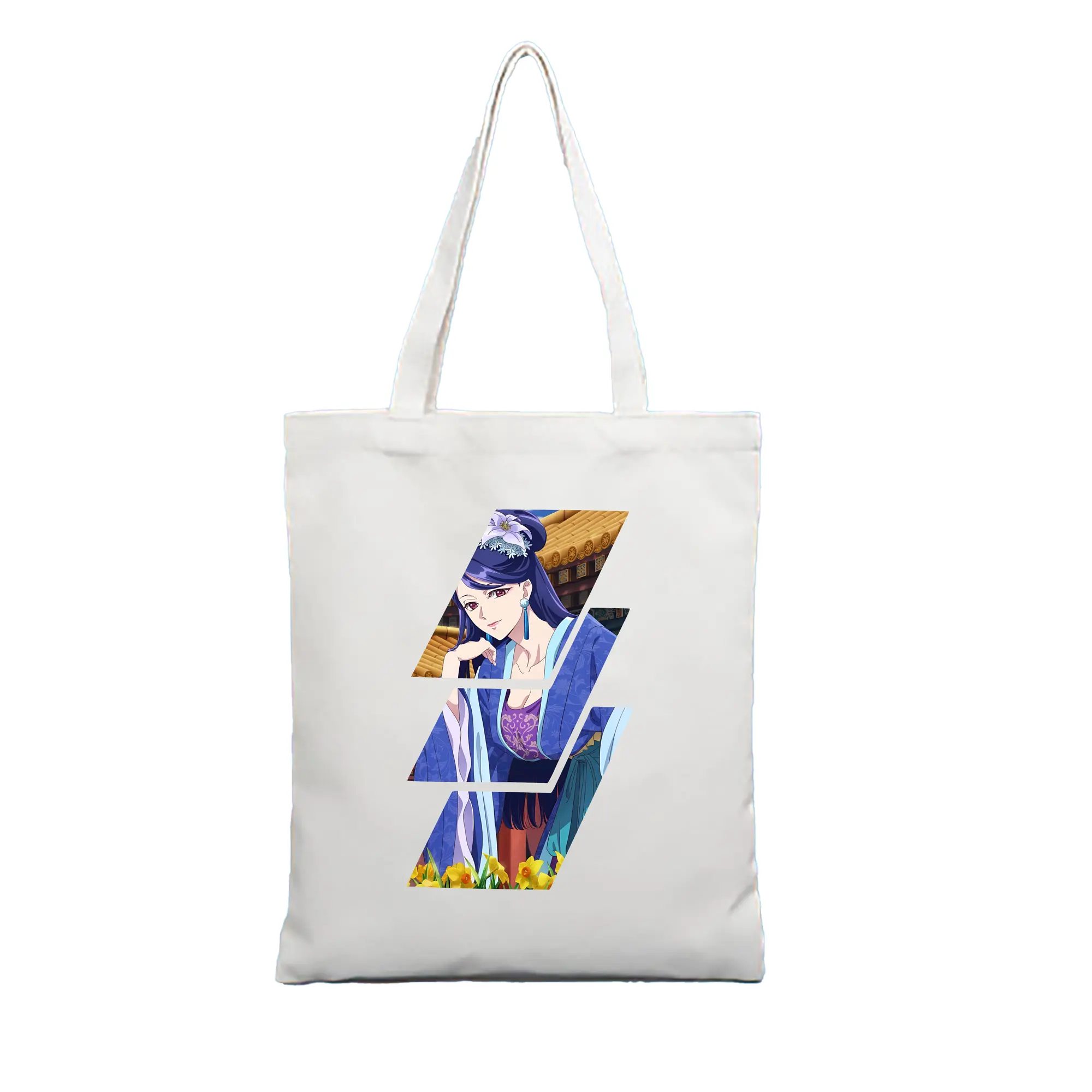 薬屋のひとりごと グッズ,梨花妃 - 縦型キャンバス手提げバッグ（トートバッグ） ・ キャンバス素材 ・ ショッピング用 ・ 軽量 丈夫 お手入れ簡単