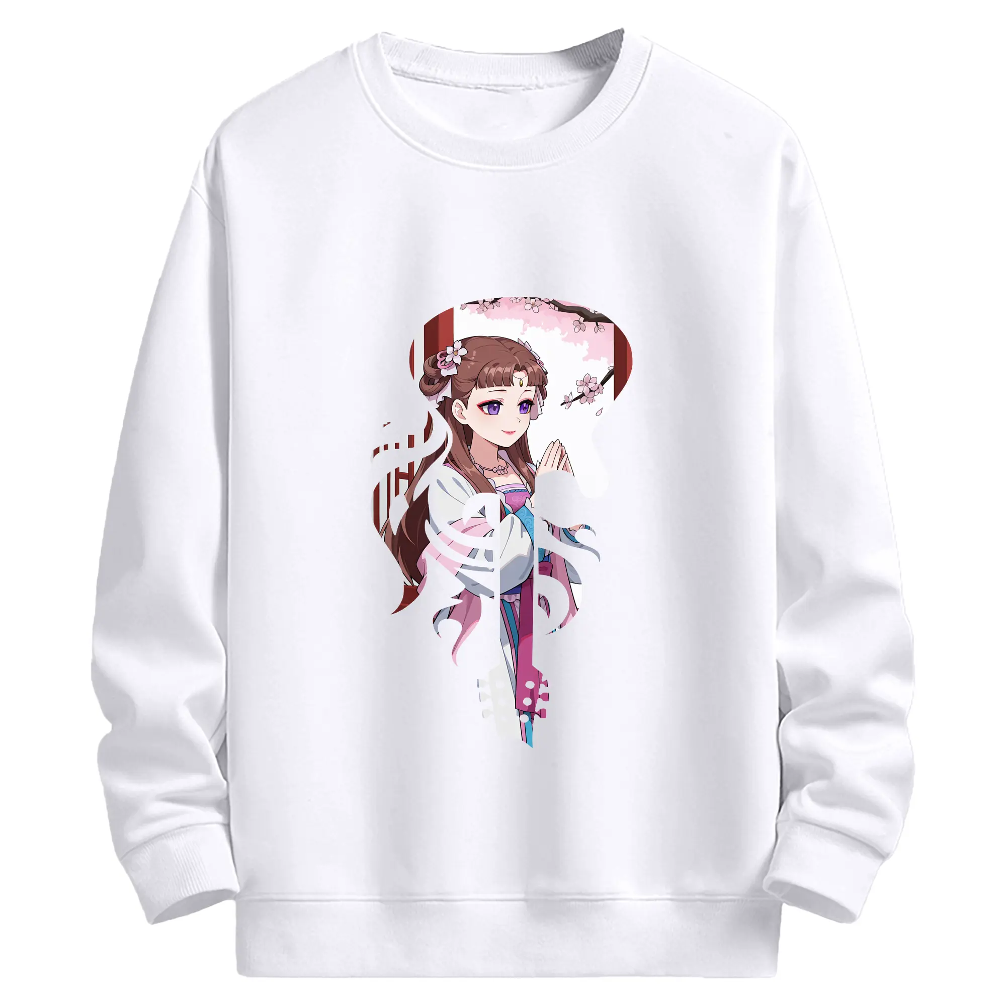 薬屋のひとりごと グッズ,里樹妃 - 高品質 クルーネック スウェット ・ コットン59％ ポリエステル41％ ・ ユニセックス 長袖 トレーナー ・ カジュアル デイリー スポーツ 散歩用