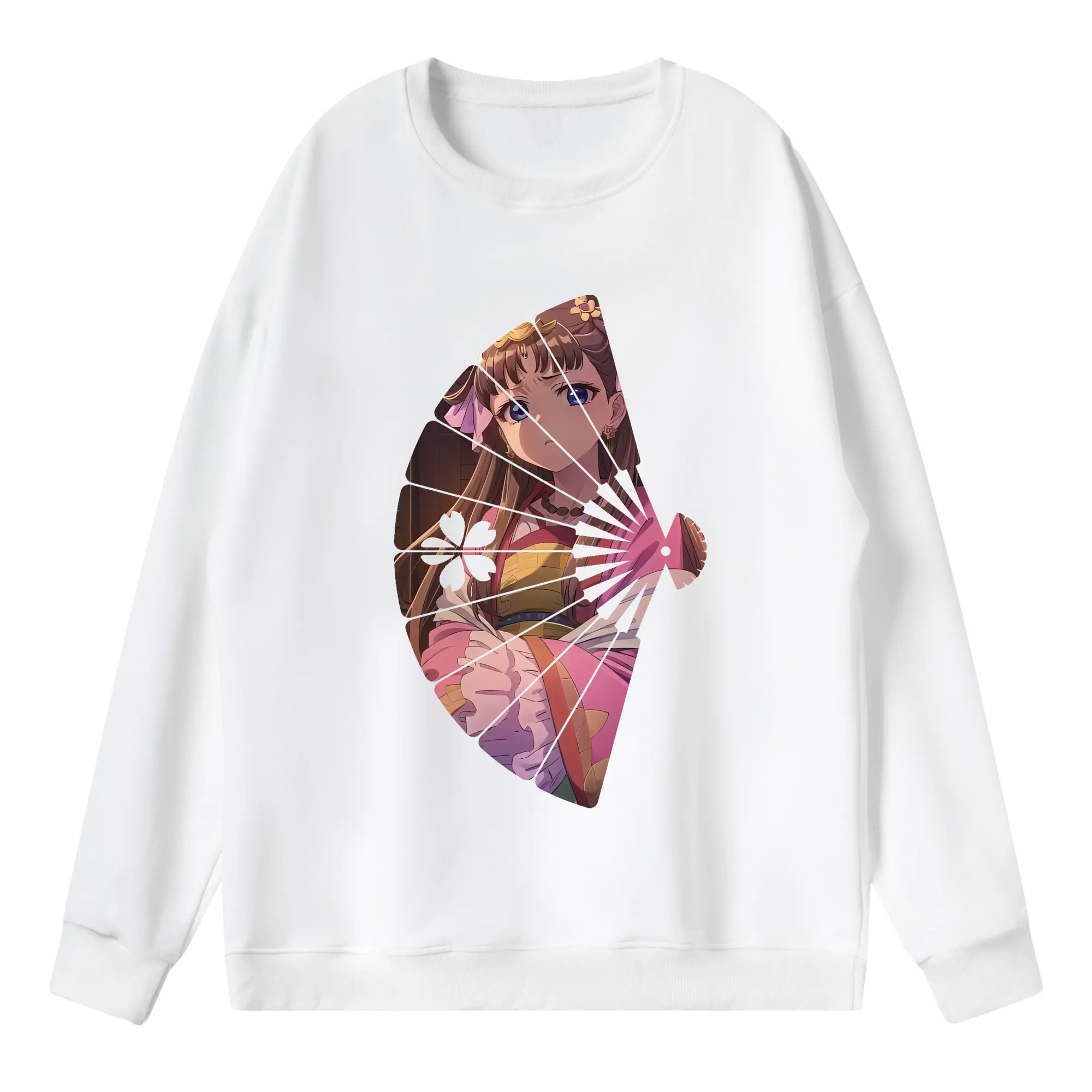 薬屋のひとりごと グッズ,里樹妃 - 薄手 クルーネック スウェット 裏毛260g · ポリエステル 春秋向け カジュアル 男女兼用 · トレーナー デイリー スポーツ 散歩に最適