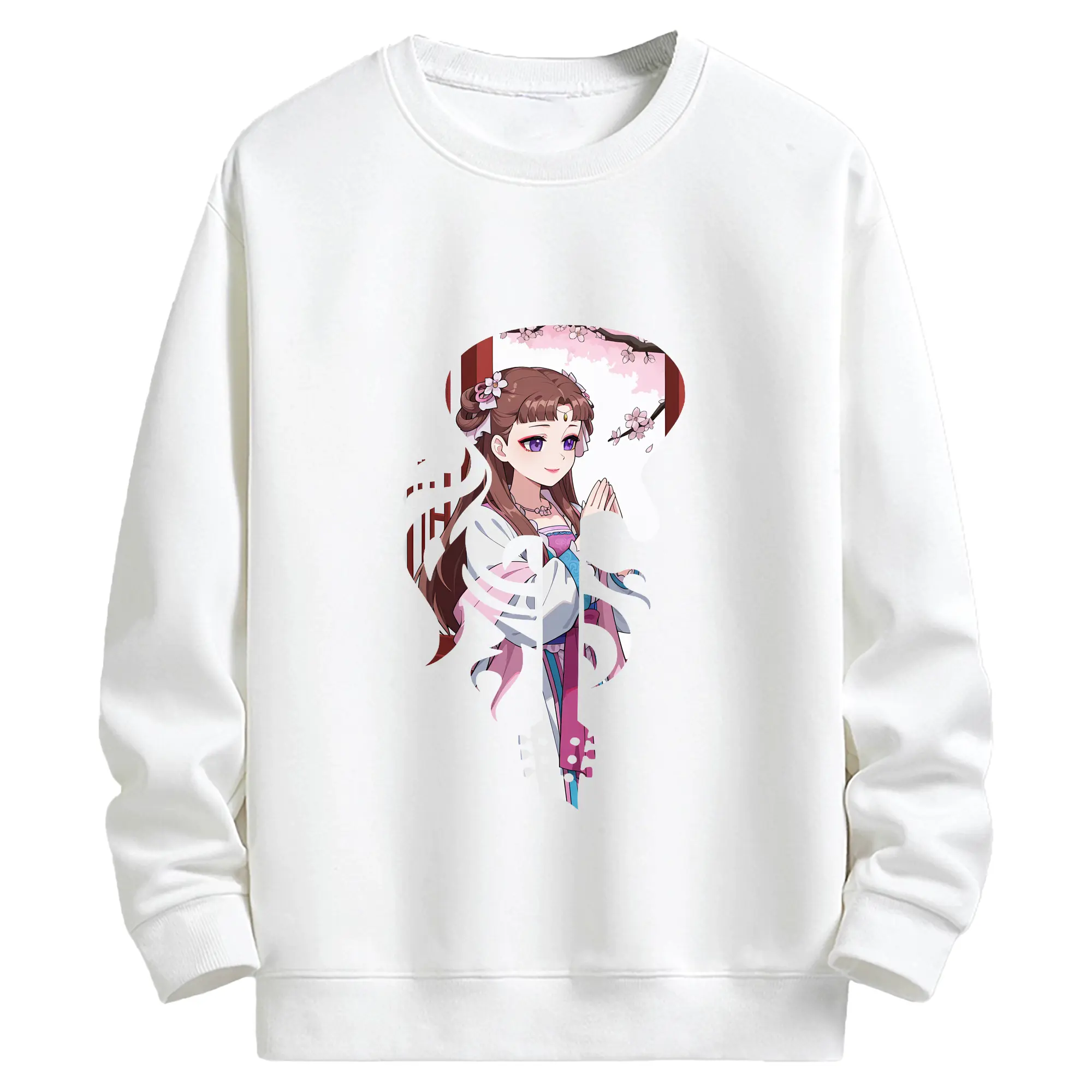 薬屋のひとりごと グッズ,里樹妃 - キッズ クルーネックスウェットシャツ ・ フロントプリント ・ 綿80％ ポリエステル20％ ・ 快適 通学 スポーツ 日常使い お散歩用