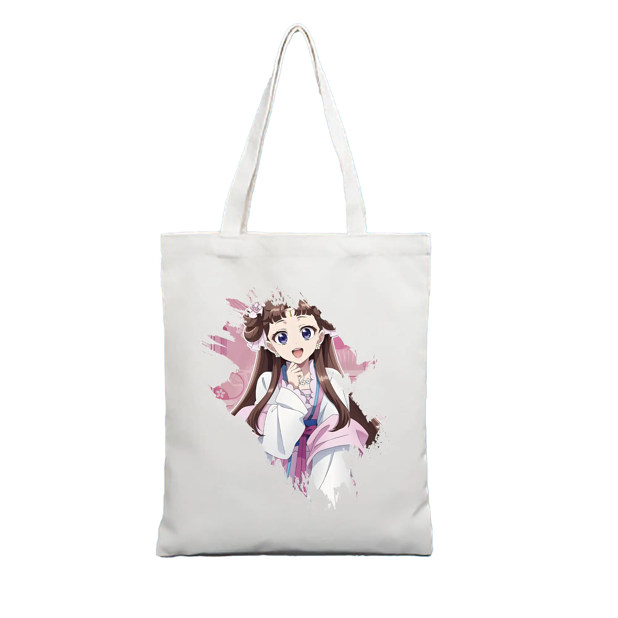 薬屋のひとりごと グッズ,里樹妃 - 縦型キャンバス手提げバッグ（トートバッグ） ・ キャンバス素材 ・ ショッピング用 ・ 軽量 丈夫 お手入れ簡単