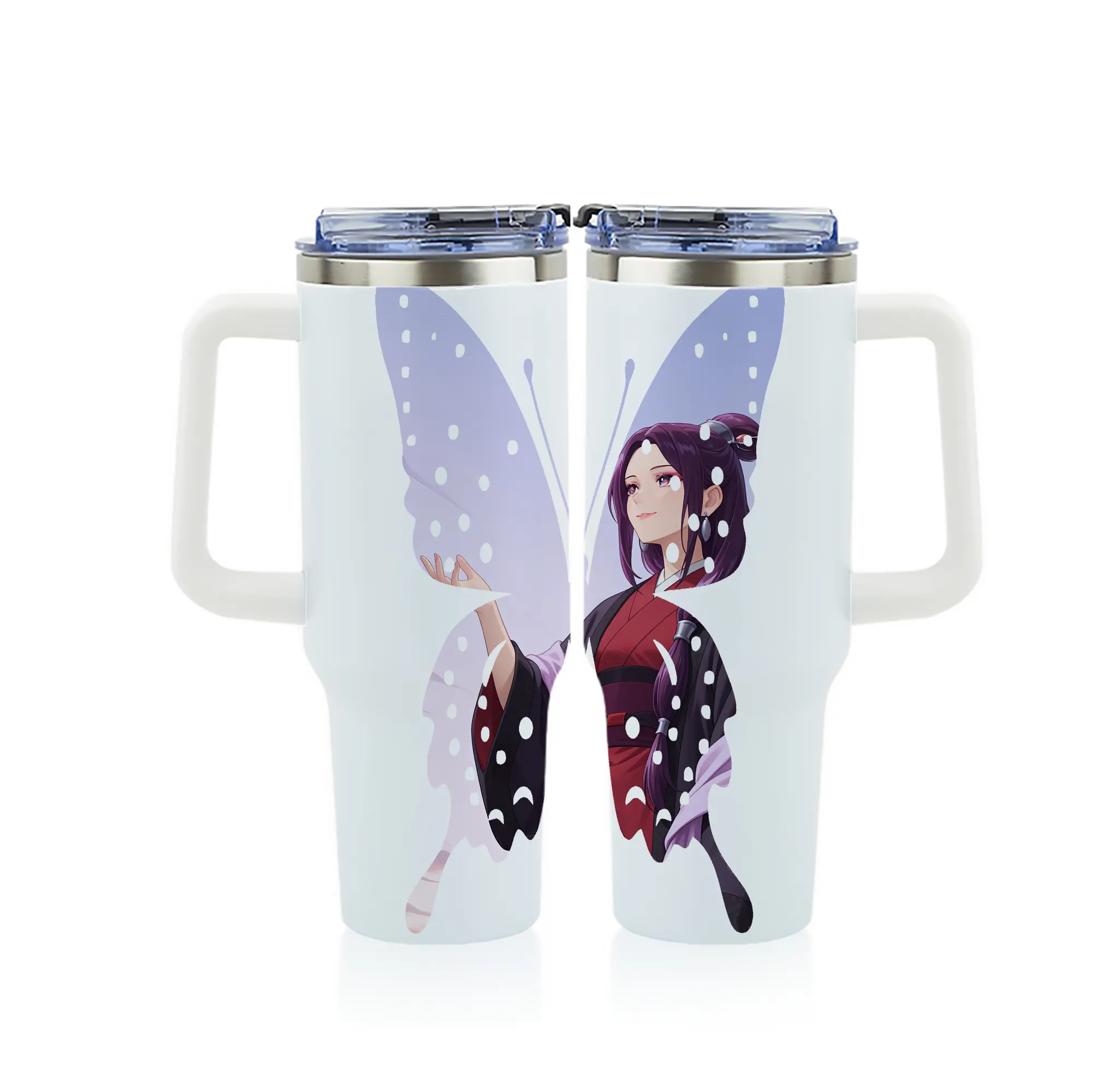 薬屋のひとりごと グッズ,阿多妃 - 1200mL フルプリント車用タンブラー ・ 304ステンレス 内側 ・ 201ステンレス 外側 ・ 保温 保冷 ・ 通勤 ドライブ アウトドア用