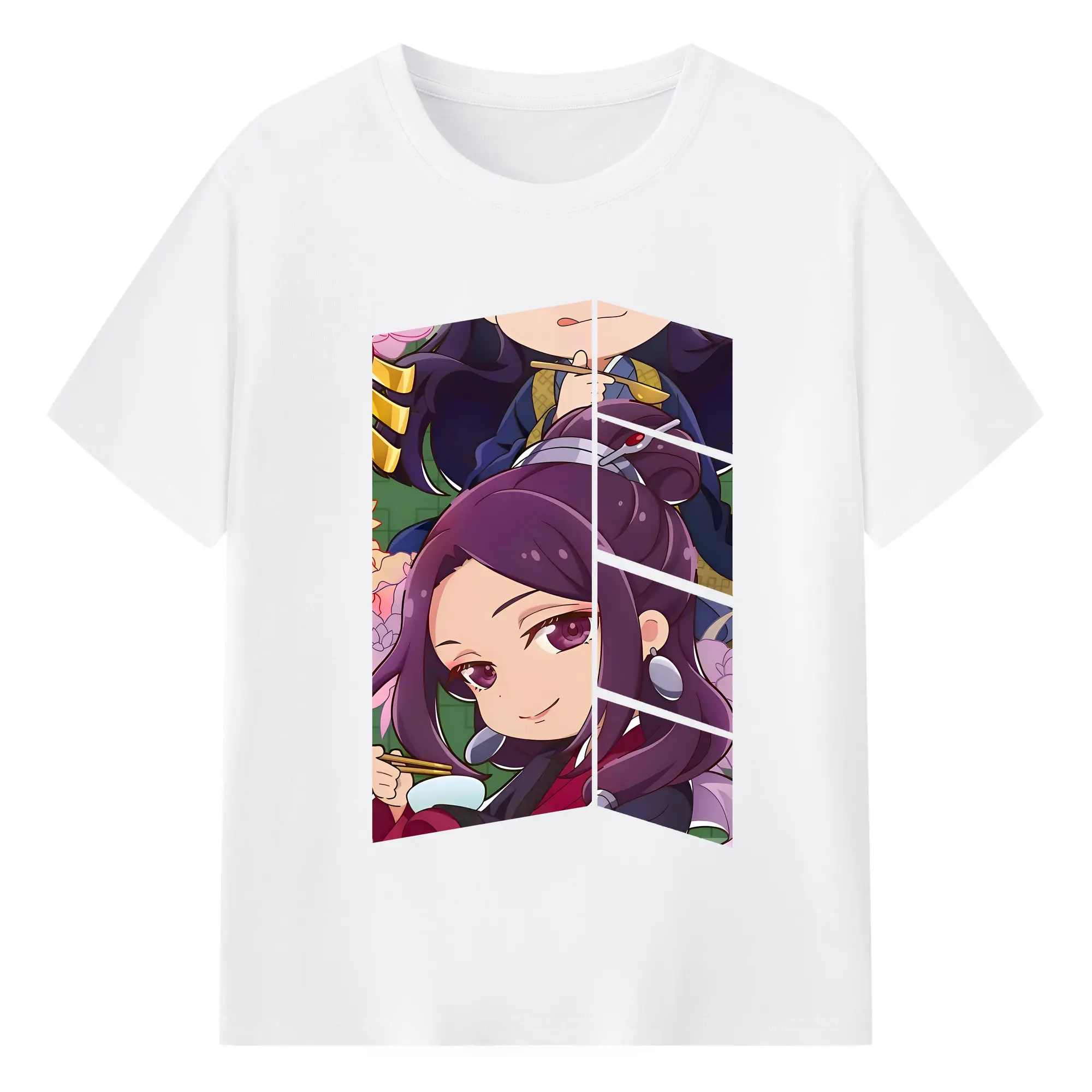 薬屋のひとりごと グッズ,阿多妃 - 綿100％ 半袖Tシャツ ・ フロントプリント ・ 快適 通気性 ・ 日常使い 散歩 スポーツ用