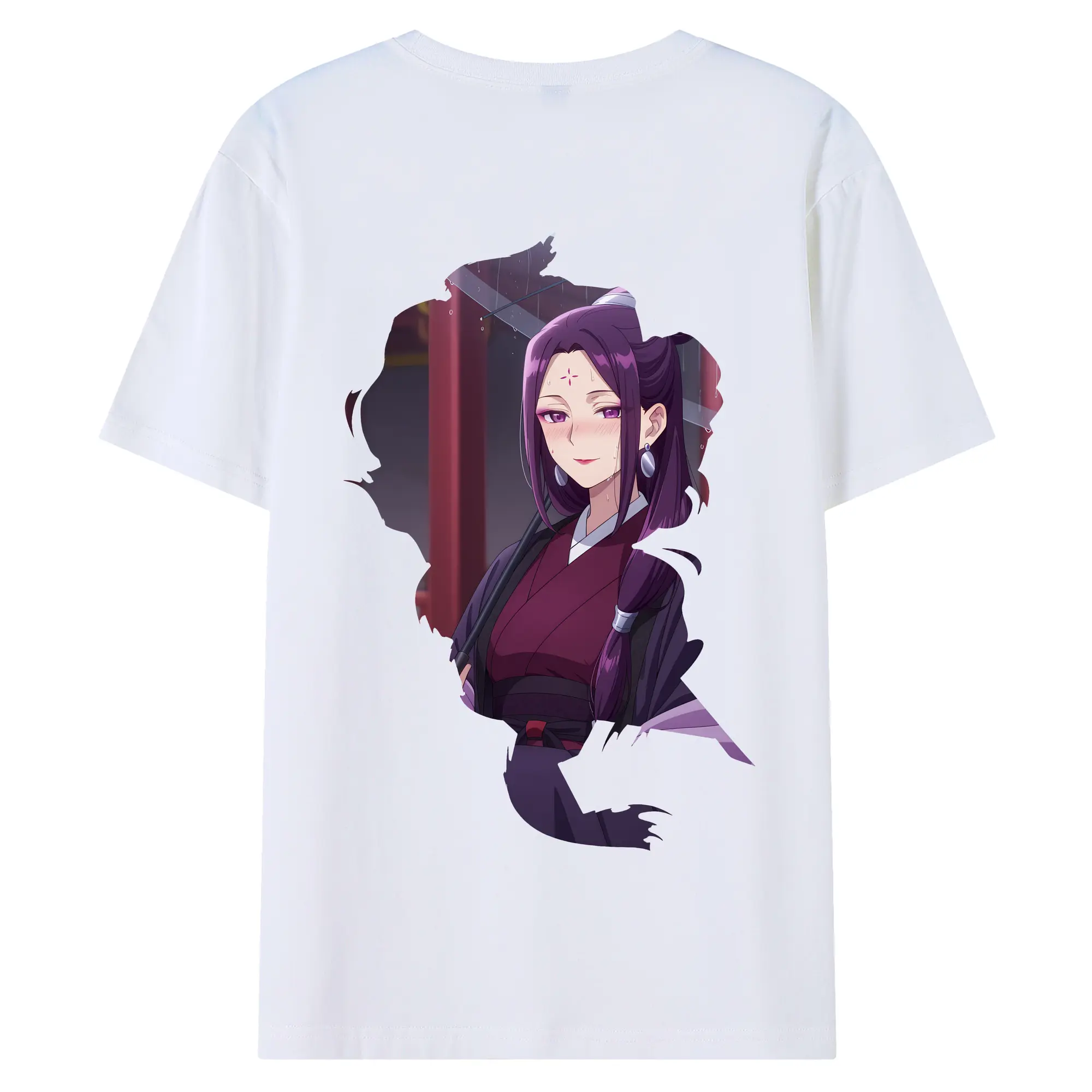 薬屋のひとりごと グッズ,阿多妃 - 綿100％ 半袖Tシャツ ・ バックプリント ・ 快適 通気性 ・ 日常使い 散歩 スポーツ用