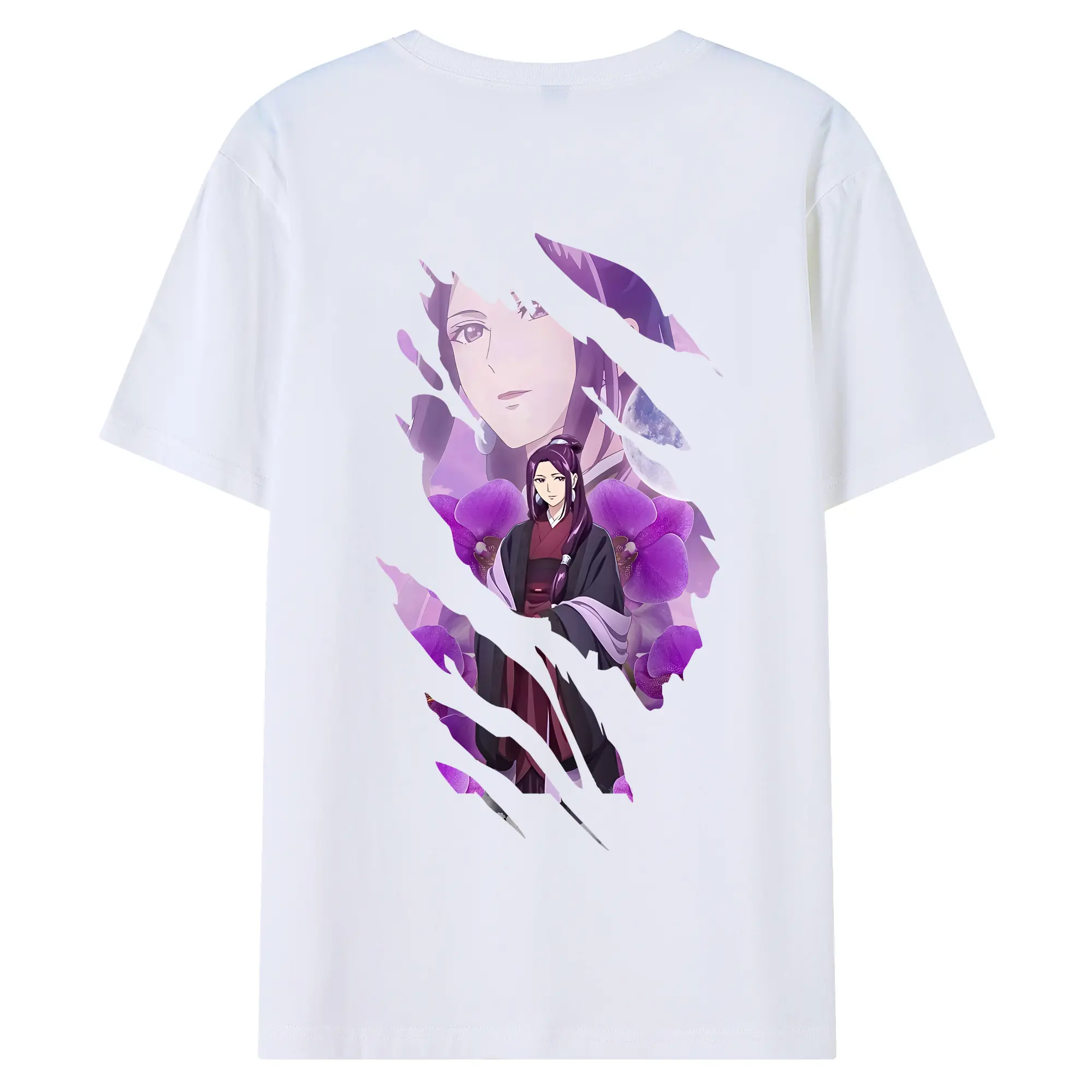 薬屋のひとりごと グッズ,阿多妃 - 綿100％ 半袖Tシャツ ・ バックプリント ・ 快適 通気性 ・ 日常使い 散歩 スポーツ用