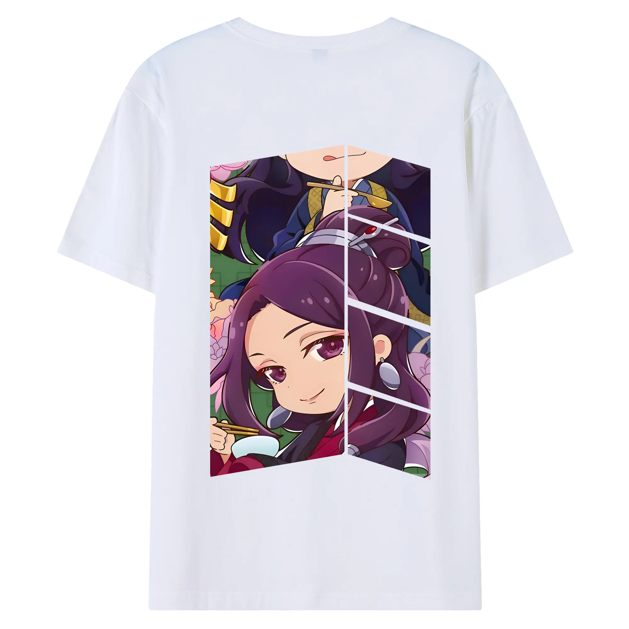 薬屋のひとりごと グッズ,阿多妃 - 綿100％ 半袖Tシャツ ・ バックプリント ・ 快適 通気性 ・ 日常使い 散歩 スポーツ用