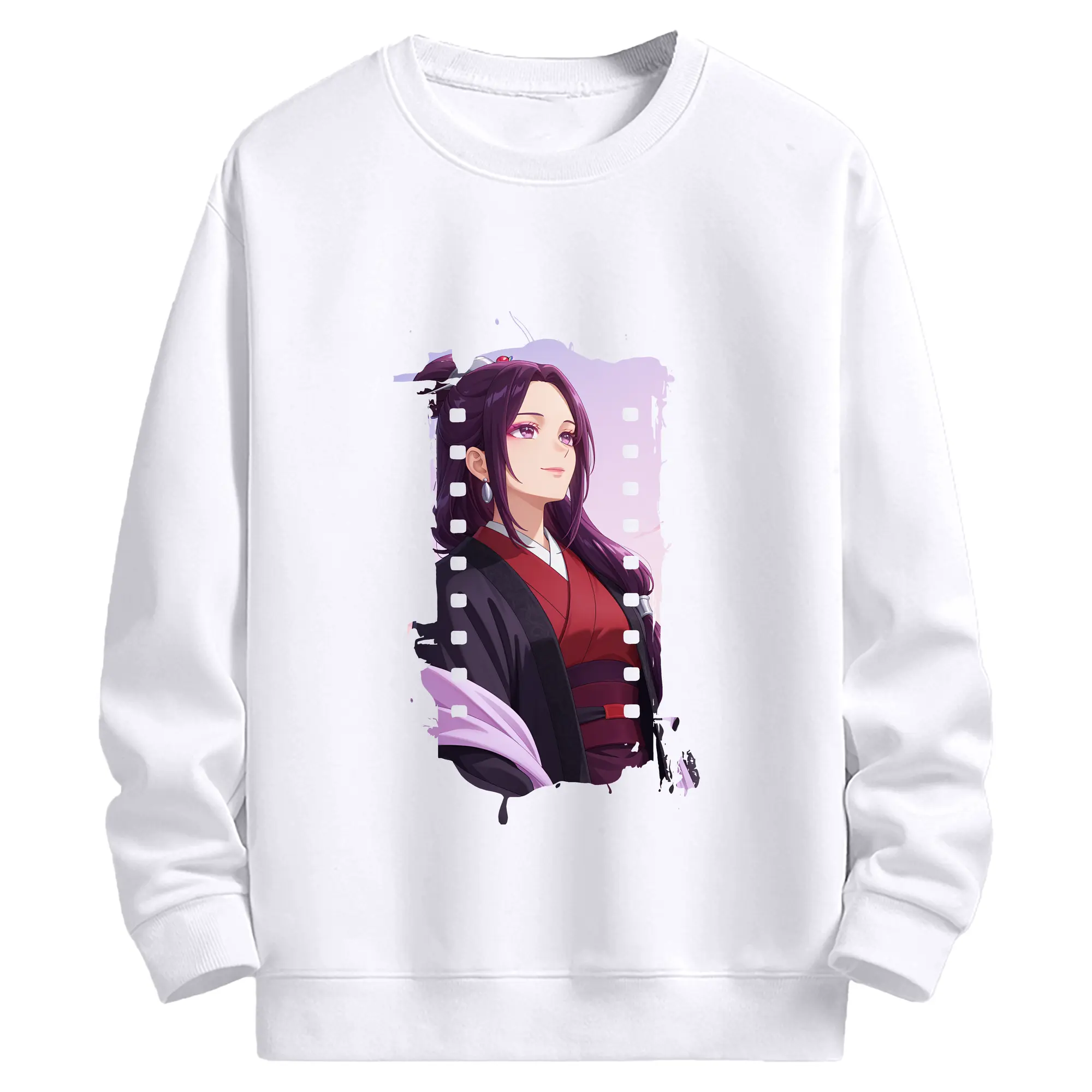 薬屋のひとりごと グッズ,阿多妃 - 高品質 クルーネック スウェット ・ コットン59％ ポリエステル41％ ・ ユニセックス 長袖 トレーナー ・ カジュアル デイリー スポーツ 散歩用