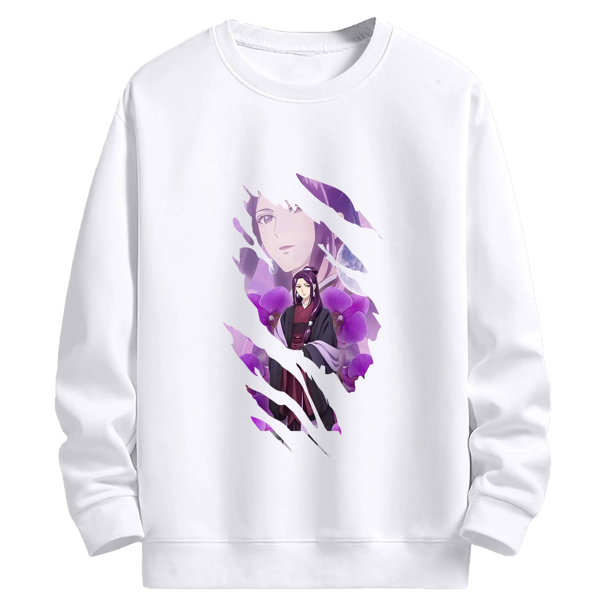 薬屋のひとりごと グッズ,阿多妃 - 高品質 クルーネック スウェット ・ コットン59％ ポリエステル41％ ・ ユニセックス 長袖 トレーナー ・ カジュアル デイリー スポーツ 散歩用