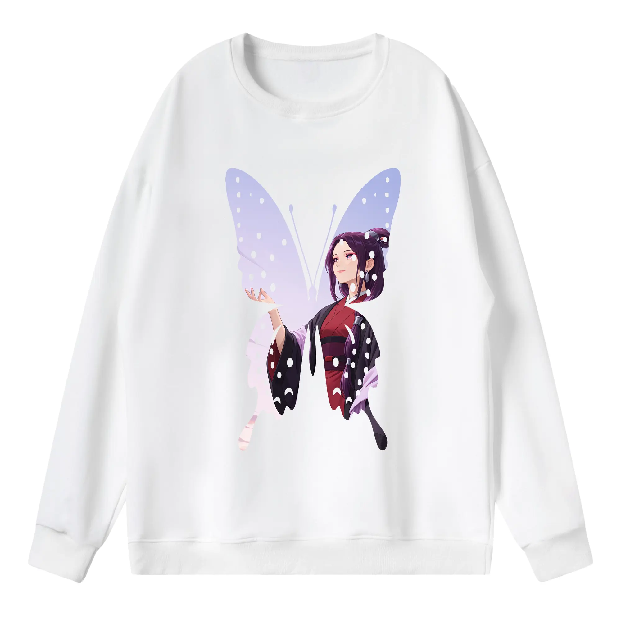 薬屋のひとりごと グッズ,阿多妃 - 薄手 クルーネック スウェット 裏毛260g · ポリエステル 春秋向け カジュアル 男女兼用 · トレーナー デイリー スポーツ 散歩に最適