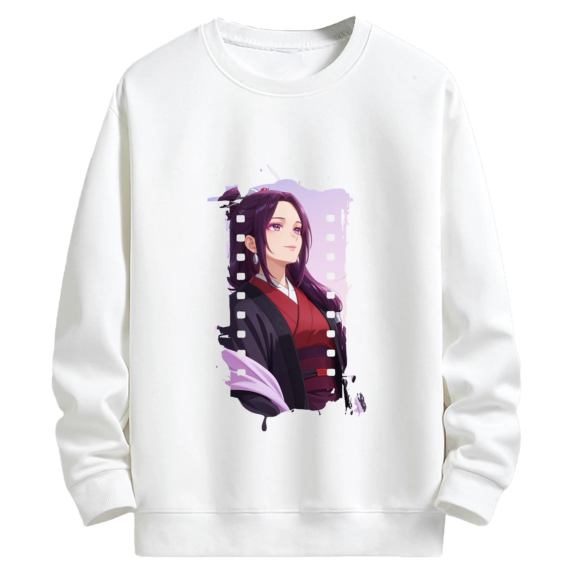 薬屋のひとりごと グッズ,阿多妃 - キッズ クルーネックスウェットシャツ ・ フロントプリント ・ 綿80％ ポリエステル20％ ・ 快適 通学 スポーツ 日常使い お散歩用