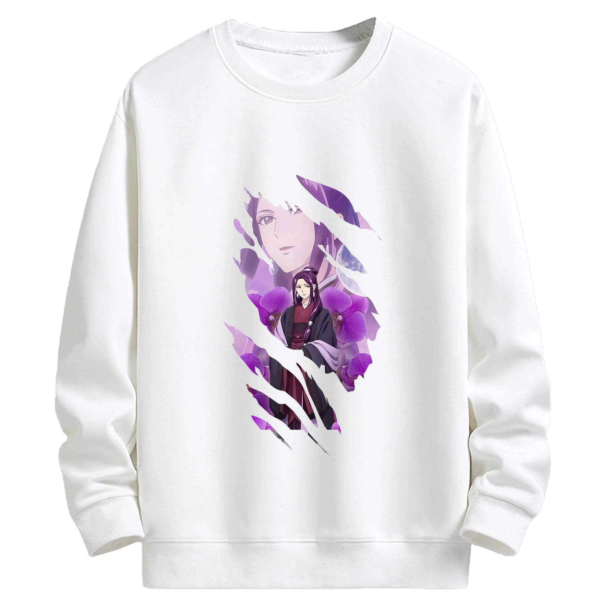 薬屋のひとりごと グッズ,阿多妃 - キッズ クルーネックスウェットシャツ ・ フロントプリント ・ 綿80％ ポリエステル20％ ・ 快適 通学 スポーツ 日常使い お散歩用