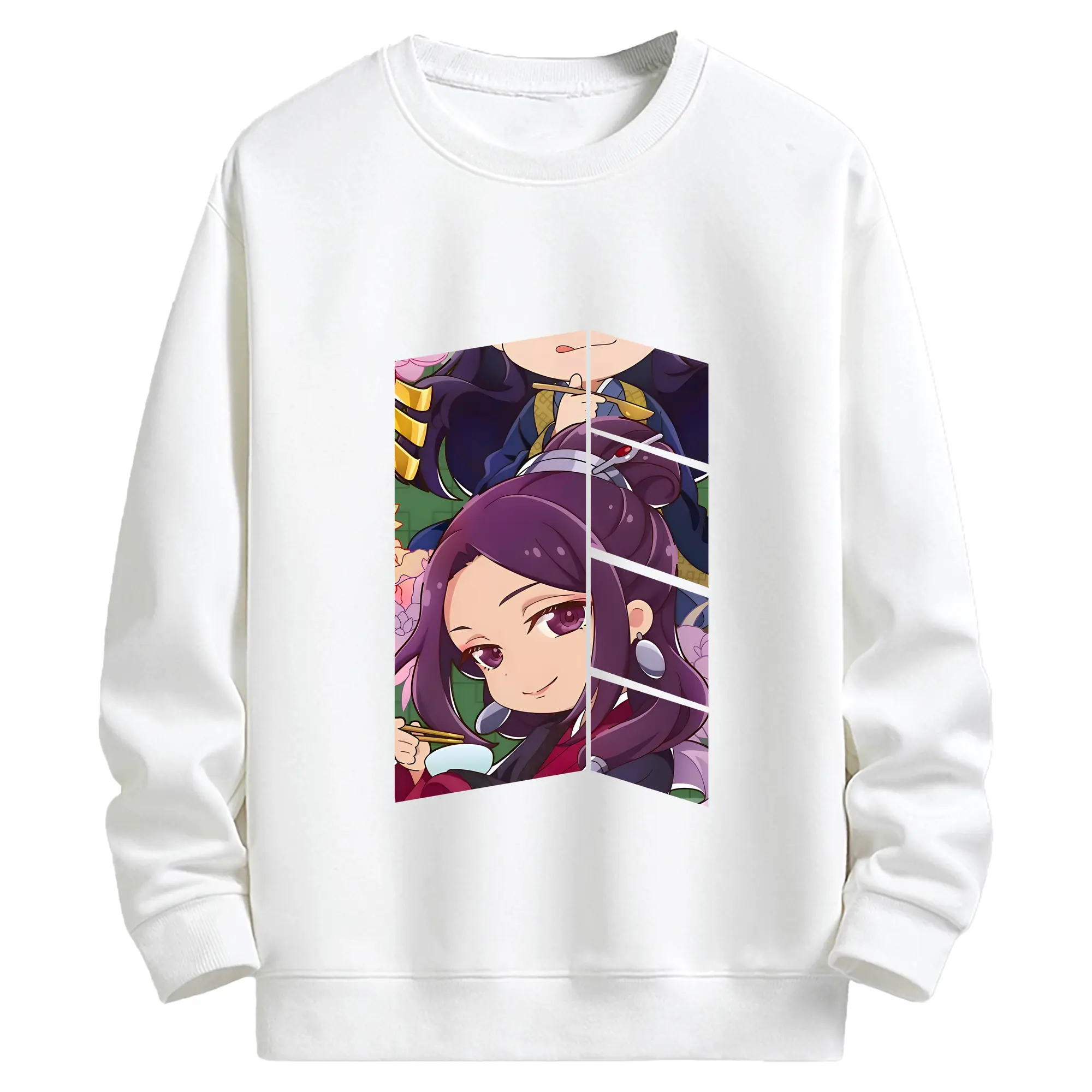 薬屋のひとりごと グッズ,阿多妃 - キッズ クルーネックスウェットシャツ ・ フロントプリント ・ 綿80％ ポリエステル20％ ・ 快適 通学 スポーツ 日常使い お散歩用