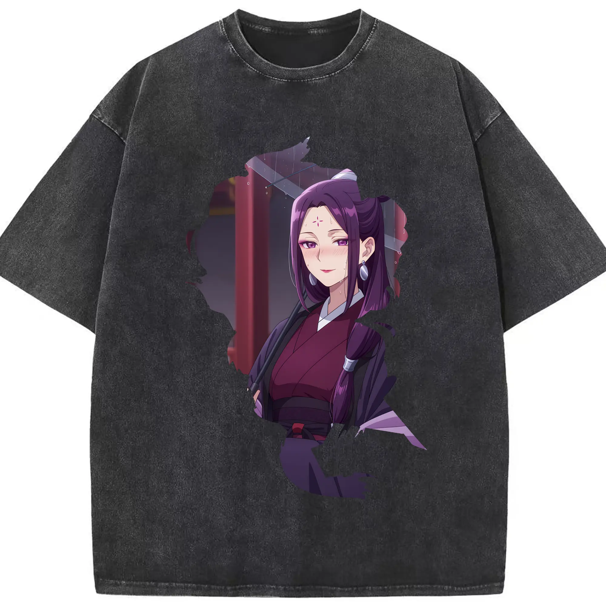 薬屋のひとりごと グッズ,阿多妃 - 綿100％ ヴィンテージ風 半袖Tシャツ ・ フロントプリント ・ 柔らか肌触り ・ 通気性 快適 ・ スポーツ カジュアル 外出用