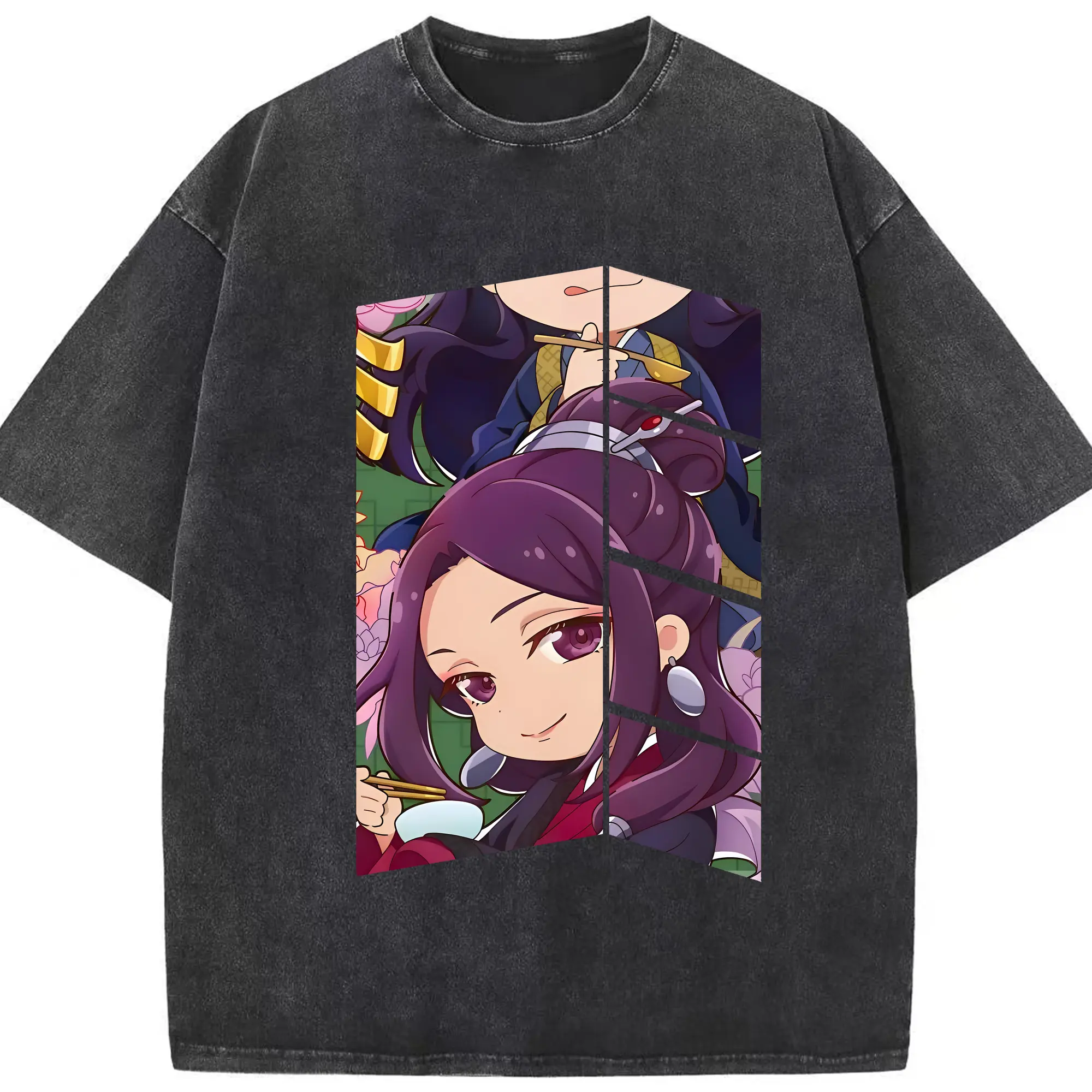 薬屋のひとりごと グッズ,阿多妃 - 綿100％ ヴィンテージ風 半袖Tシャツ ・ フロントプリント ・ 柔らか肌触り ・ 通気性 快適 ・ スポーツ カジュアル 外出用