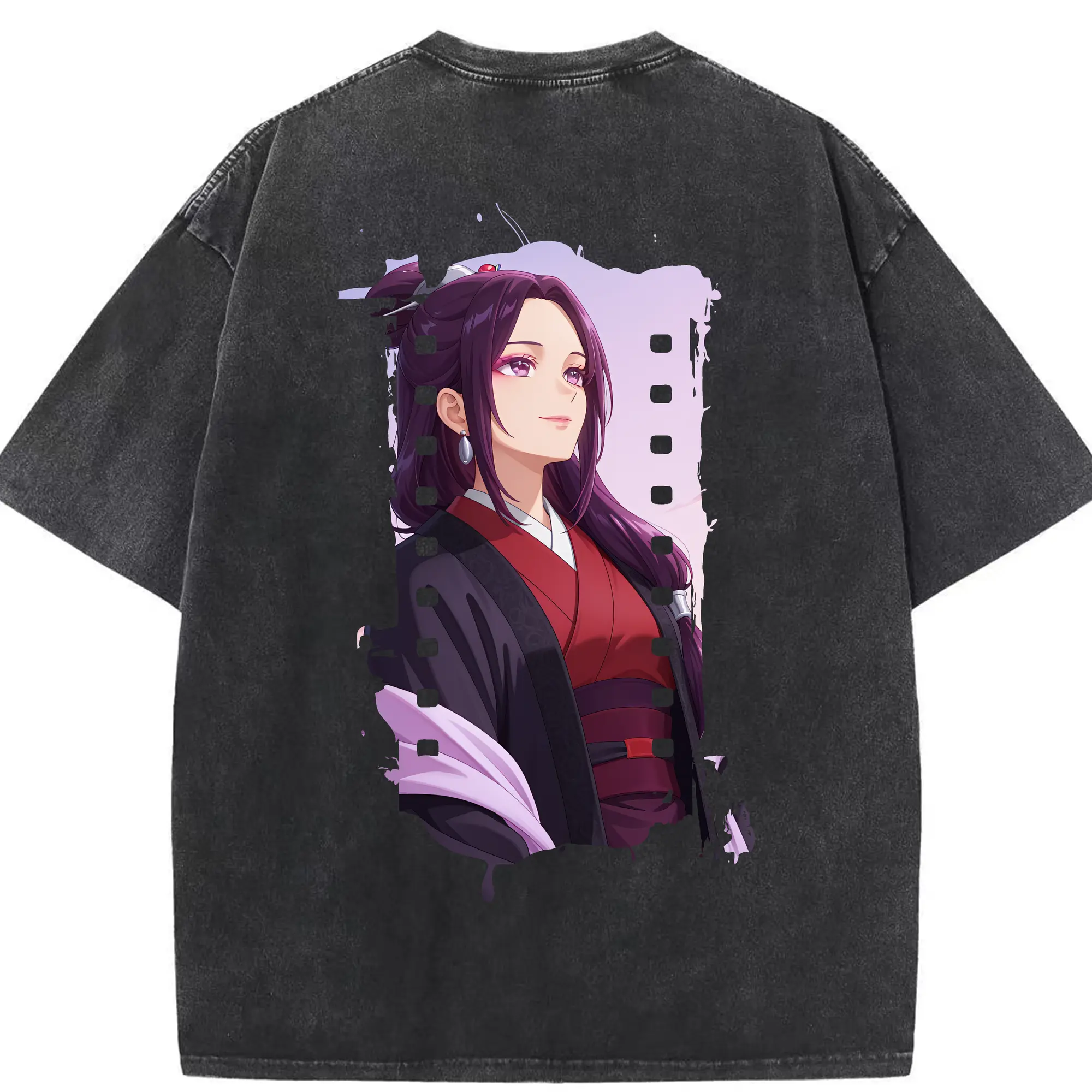 薬屋のひとりごと グッズ,阿多妃 - 綿100％ ヴィンテージ風 半袖Tシャツ ・ 背面プリント ・ 柔らか肌触り ・ 通気性 快適 ・ スポーツ カジュアル 外出用