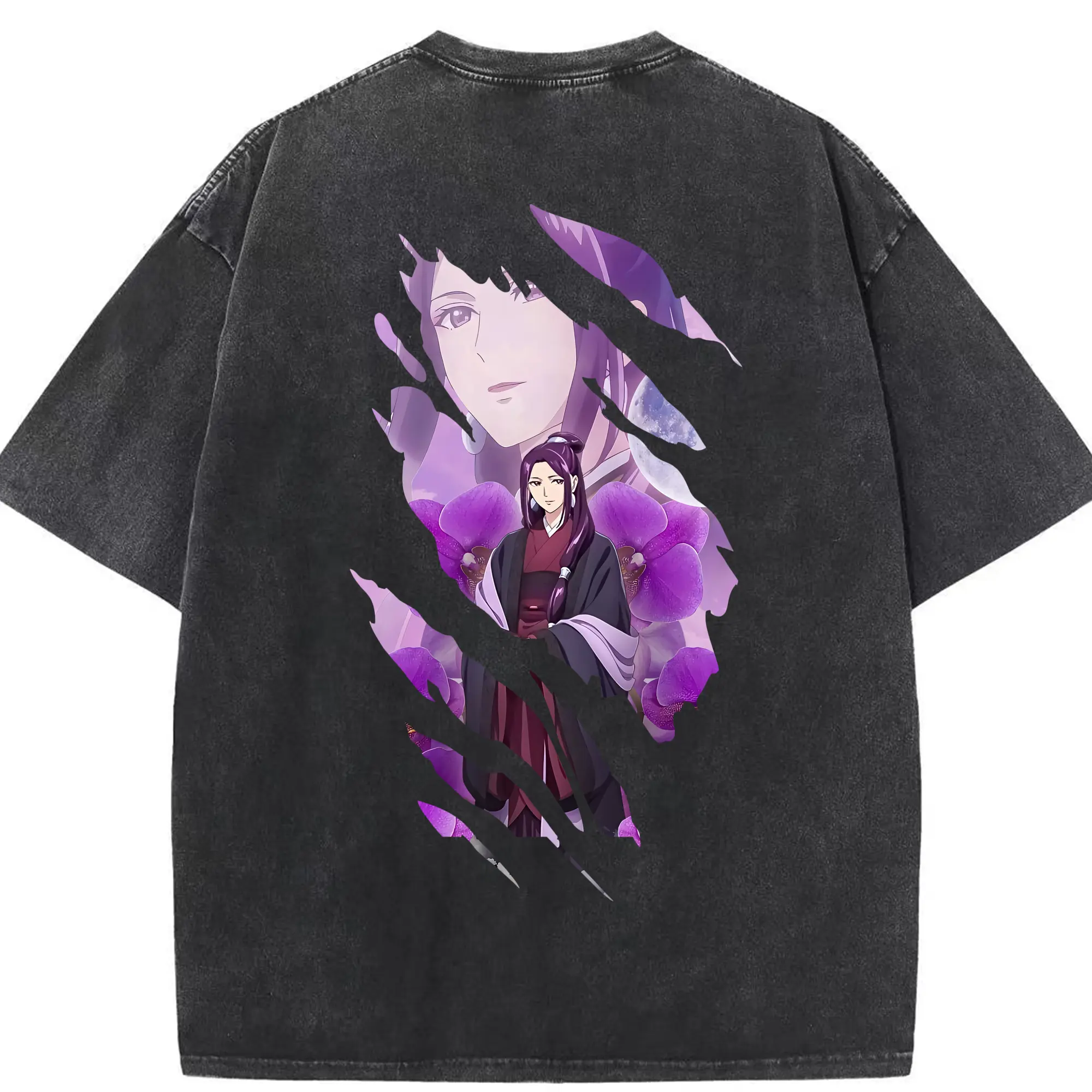 薬屋のひとりごと グッズ,阿多妃 - 綿100％ ヴィンテージ風 半袖Tシャツ ・ 背面プリント ・ 柔らか肌触り ・ 通気性 快適 ・ スポーツ カジュアル 外出用