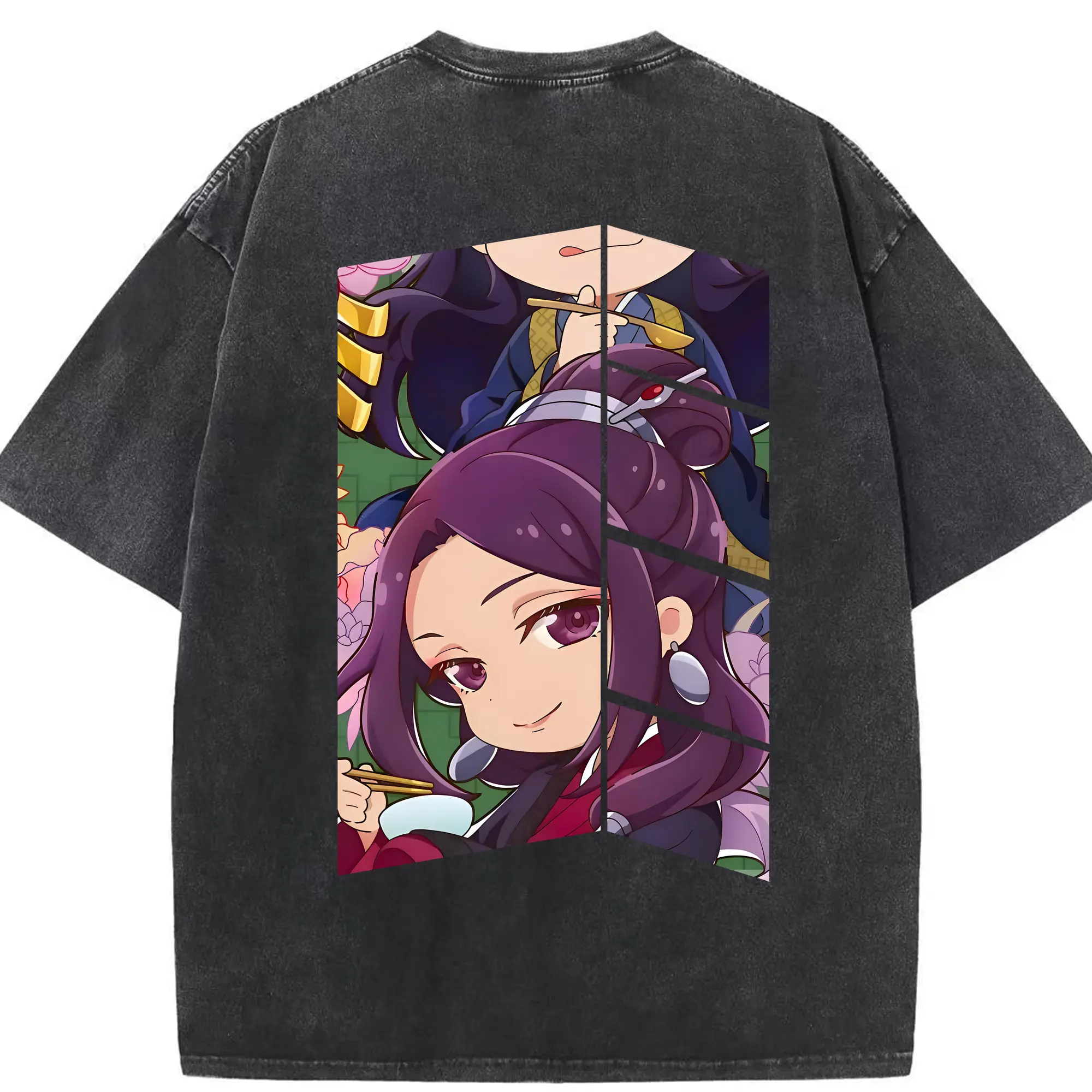 薬屋のひとりごと グッズ,阿多妃 - 綿100％ ヴィンテージ風 半袖Tシャツ ・ 背面プリント ・ 柔らか肌触り ・ 通気性 快適 ・ スポーツ カジュアル 外出用