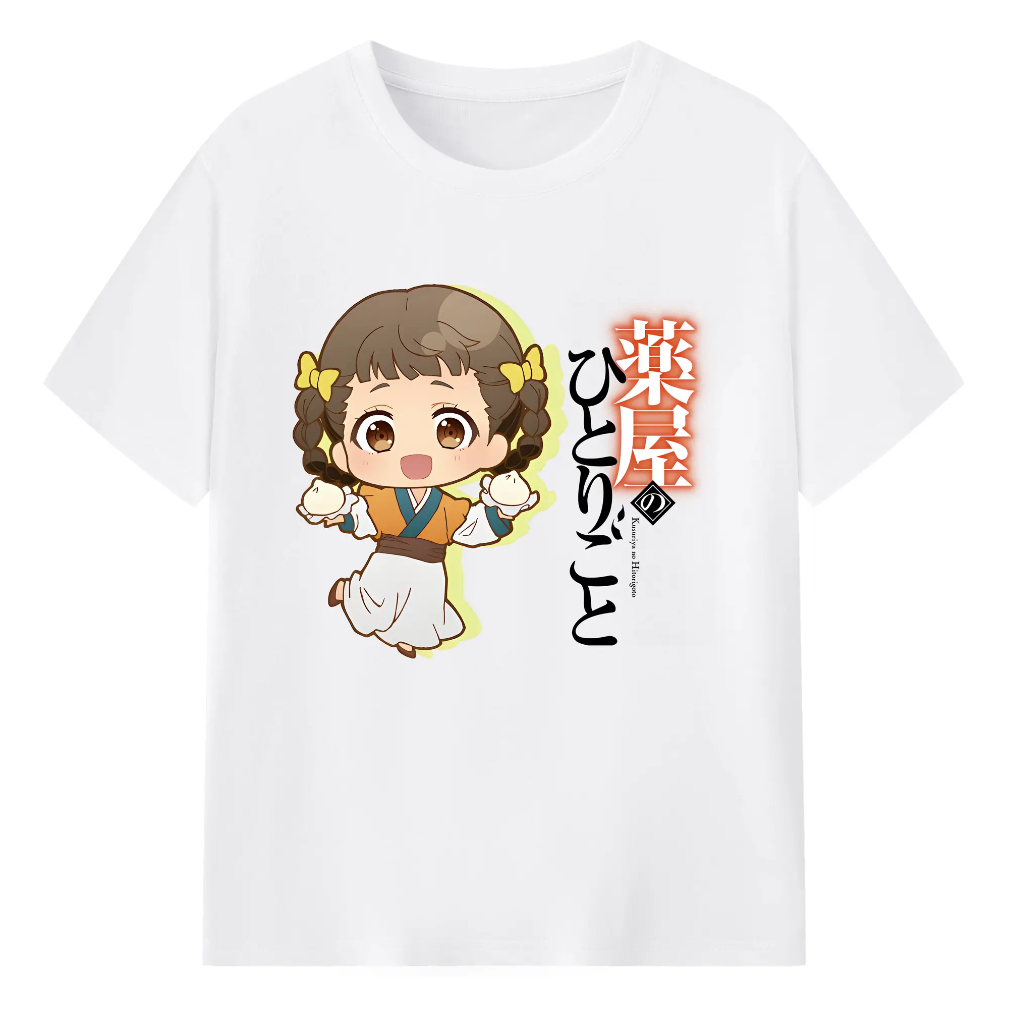 薬屋のひとりごと グッズ,子翠 小蘭 - 綿100％ 半袖Tシャツ ・ フロントプリント ・ 快適 通気性 ・ 日常使い 散歩 スポーツ用